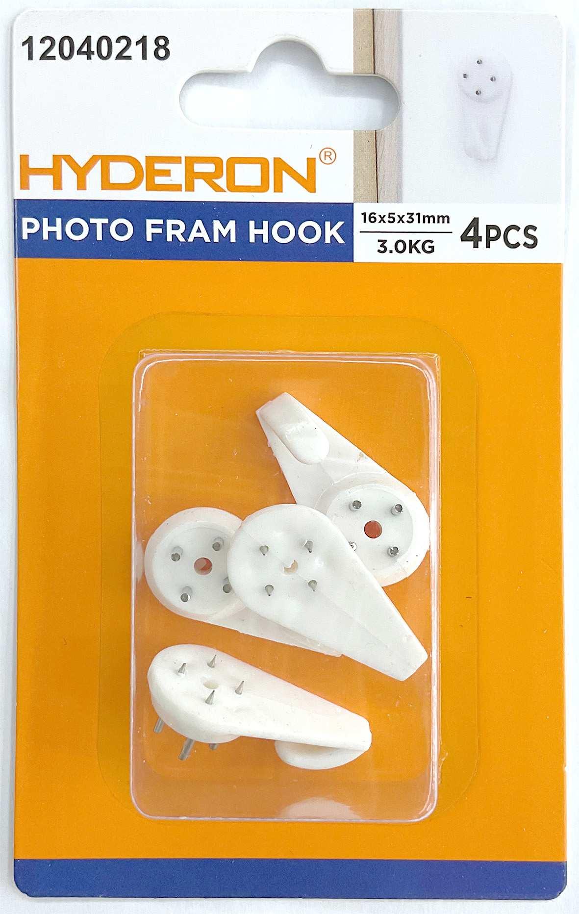 Clavos para marcos, 16 × 5 × 31 mm, 4 piezas