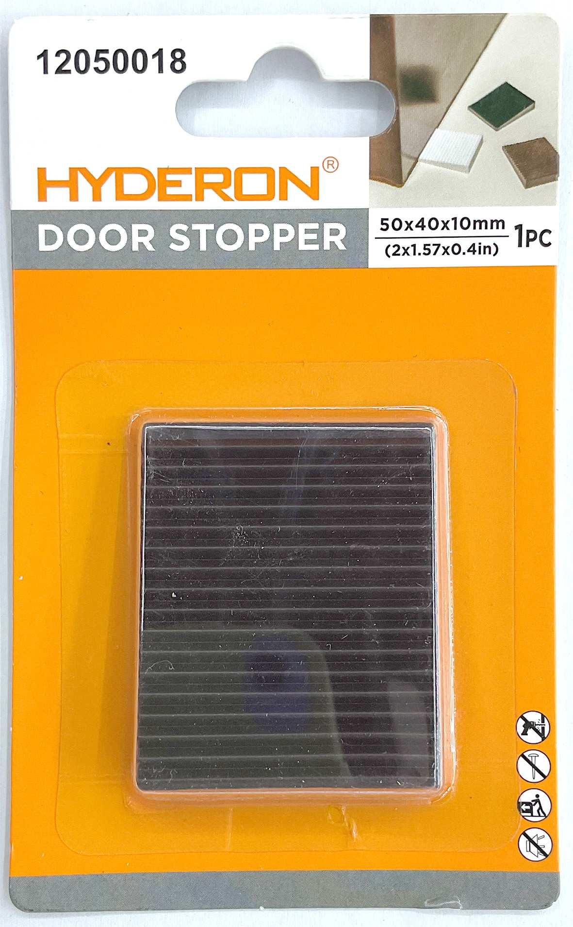 Tope para puerta, 50 × 40 × 10 mm, 1 pieza, ref. 12050018
