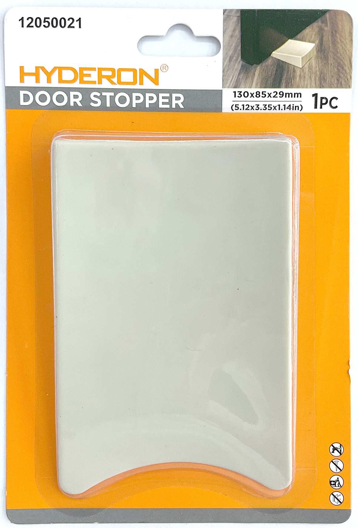 Tope para puerta, 130 × 85 × 29 mm, 1 pieza