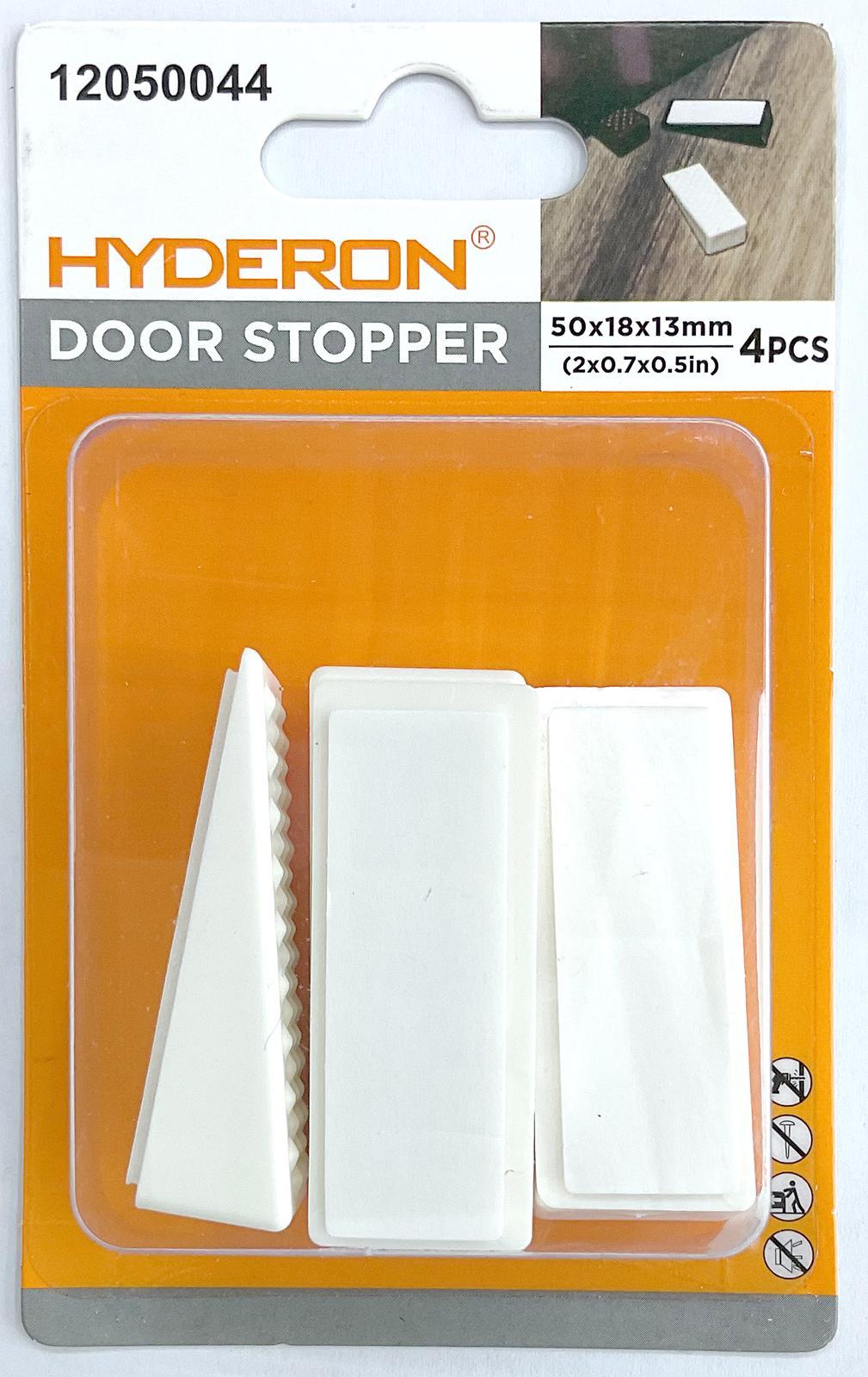 Tope para puerta, 50 × 18 × 13 mm, 4 piezas, ref. 12050044