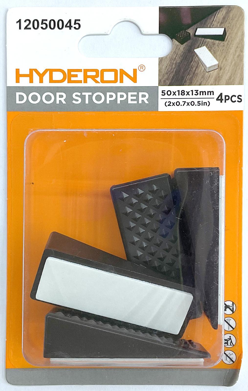 Tope para puerta, 50 × 18 × 13 mm, 4 piezas, ref. 12050045