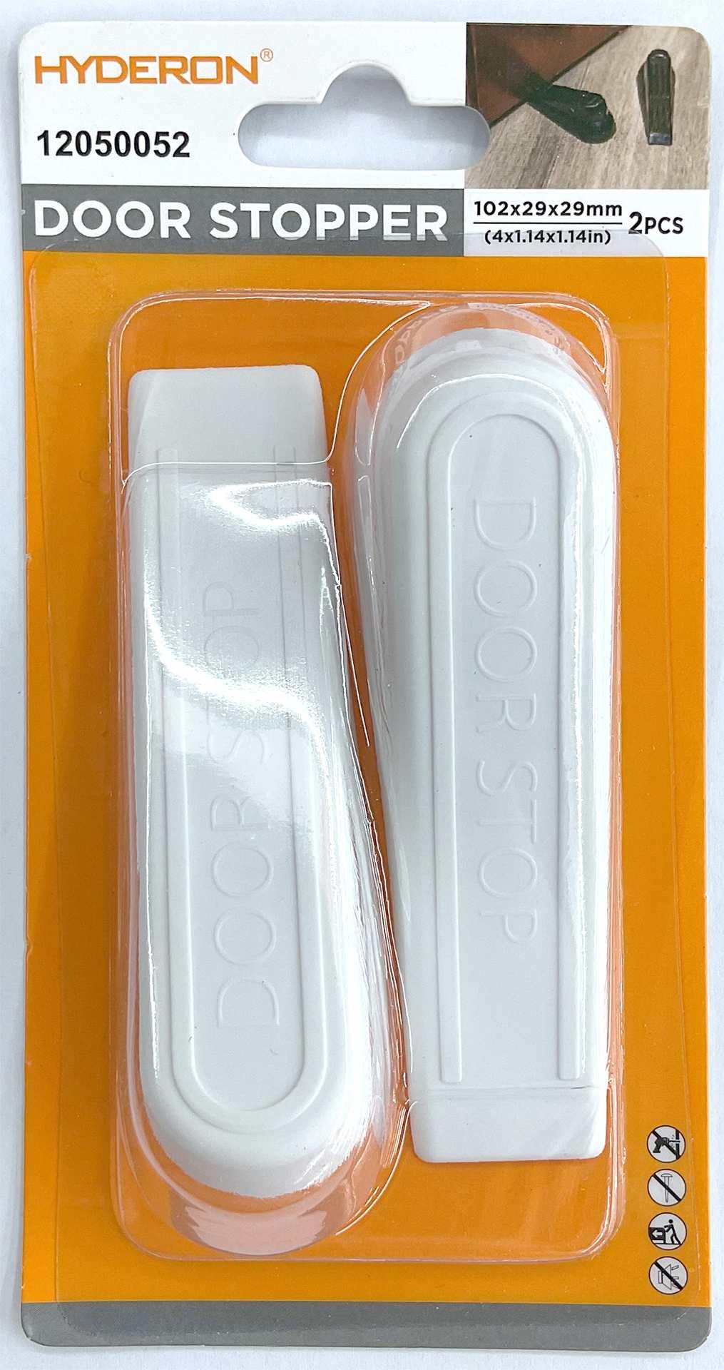 Tope para puerta, 102 × 29 × 29 mm, 2 piezas, ref. 12050052