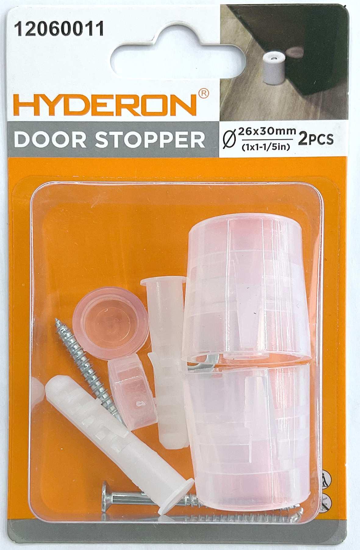 Topes para puertas, 26 × 30 mm, 2 piezas, modelo 12060011