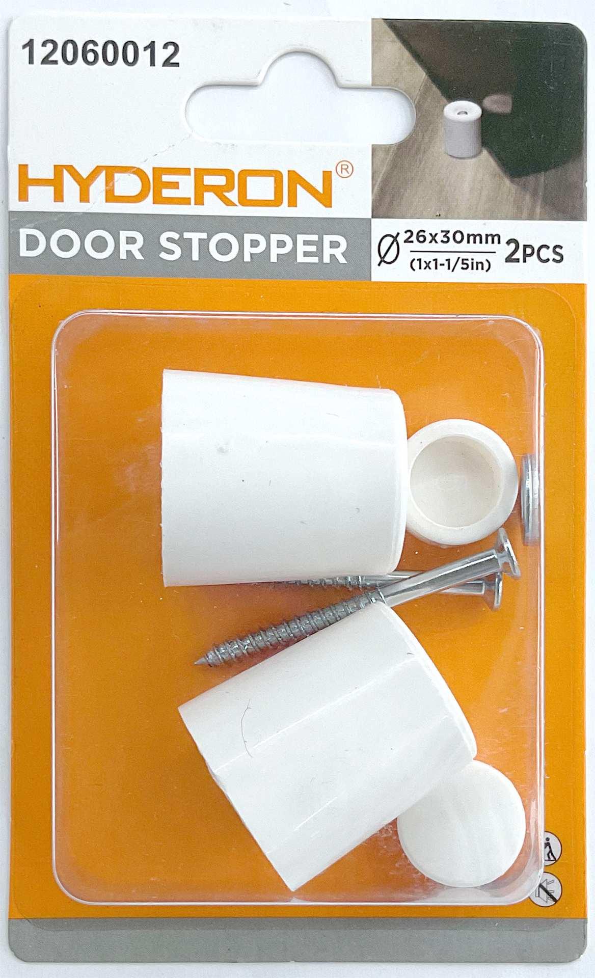Topes para puertas, 26 × 30 mm, 2 piezas, modelo 12060012