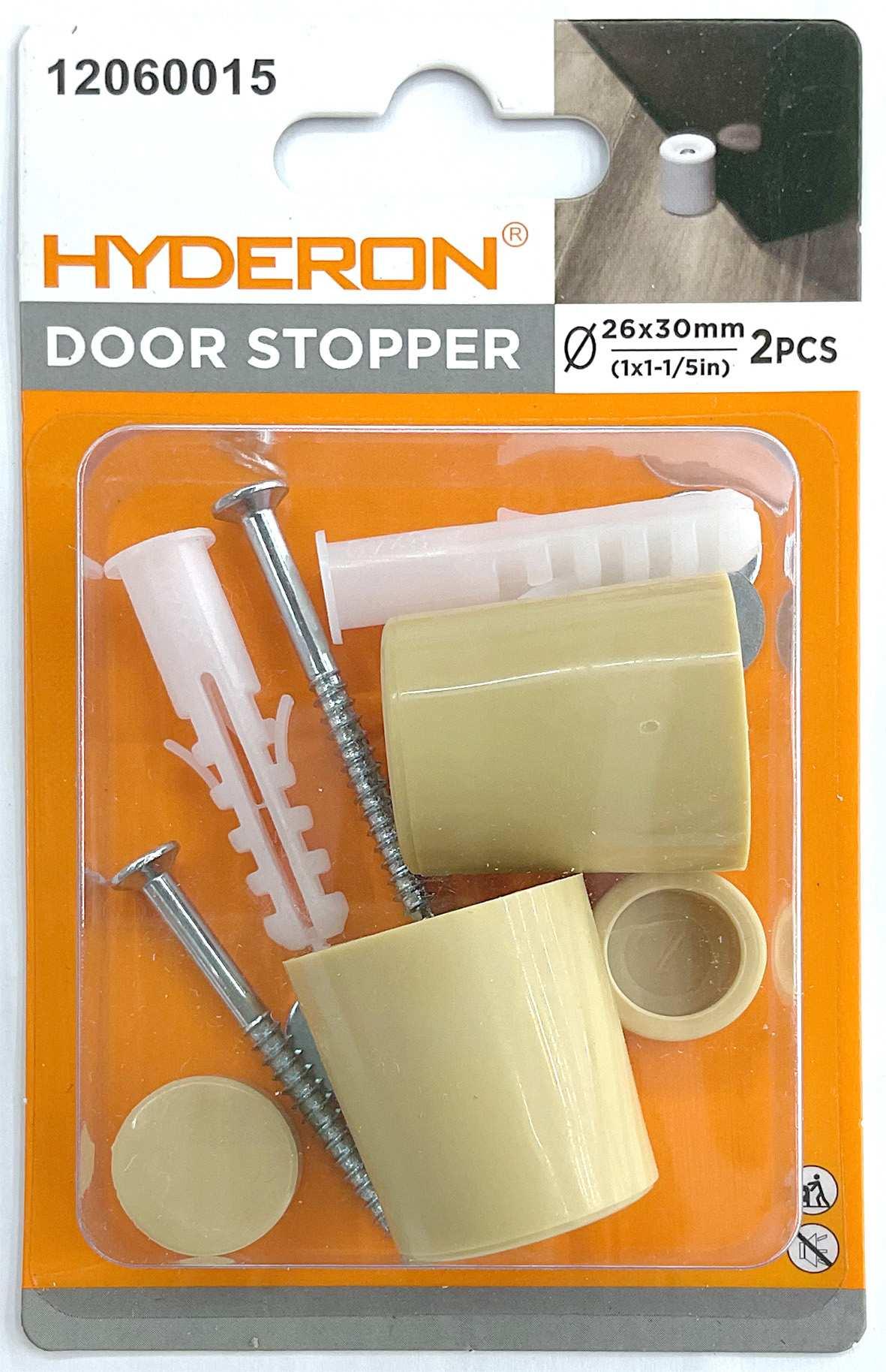 Topes para puertas, 26 × 30 mm, 2 piezas, modelo 12060015