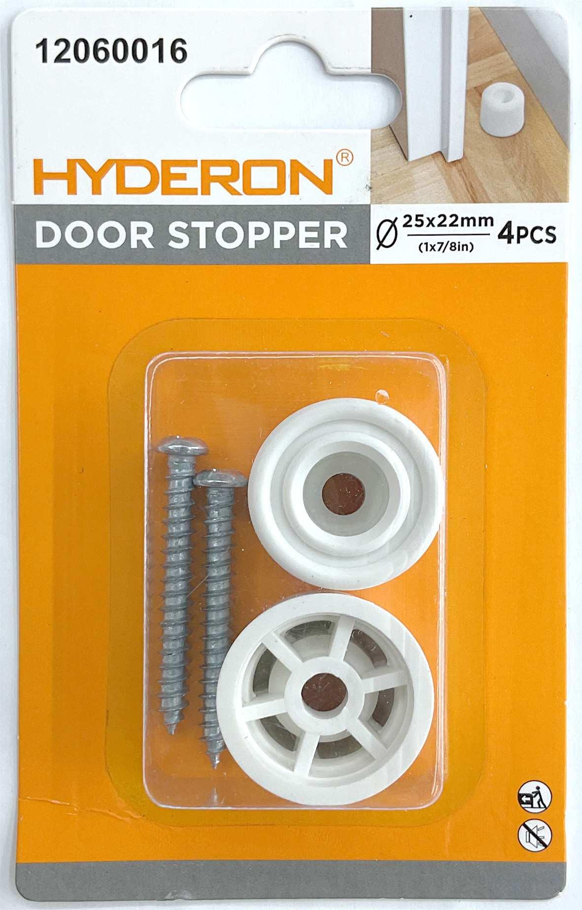 Topes para puertas, 25 × 22 mm, 2 piezas
