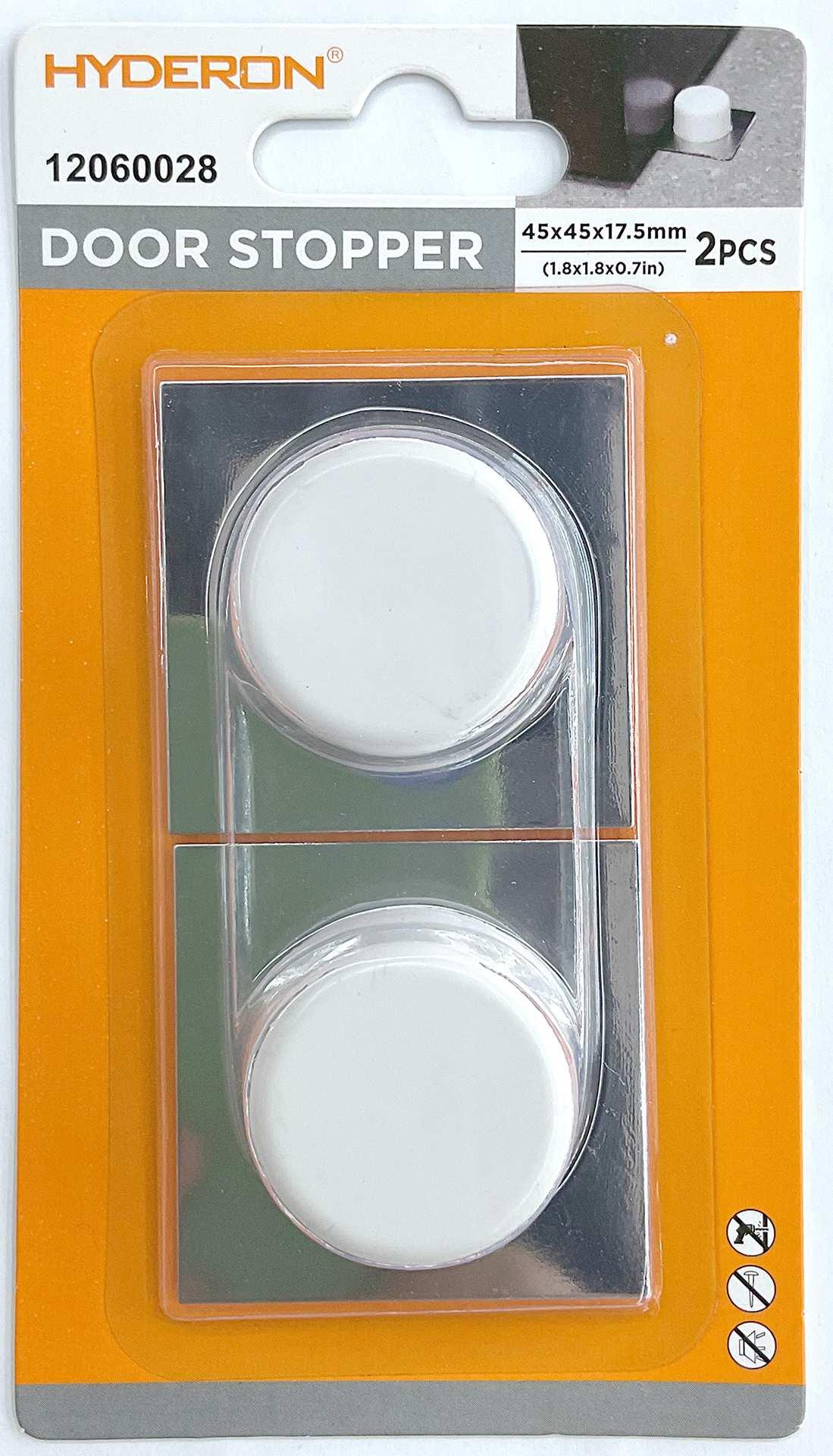 Topes para puertas, 45 × 45 × 17,5 mm, 2 piezas, modelo 12060028
