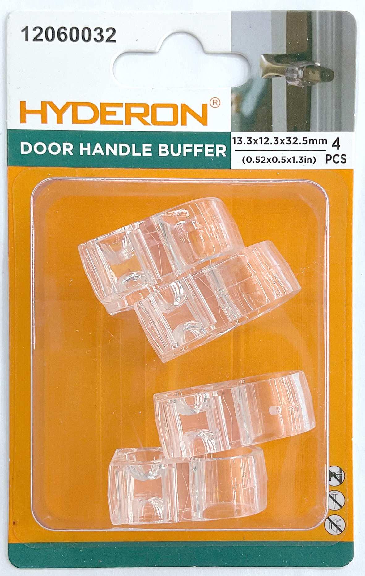 Topes para puertas, 13,3 × 12,3 × 32,5 mm, 4 piezas