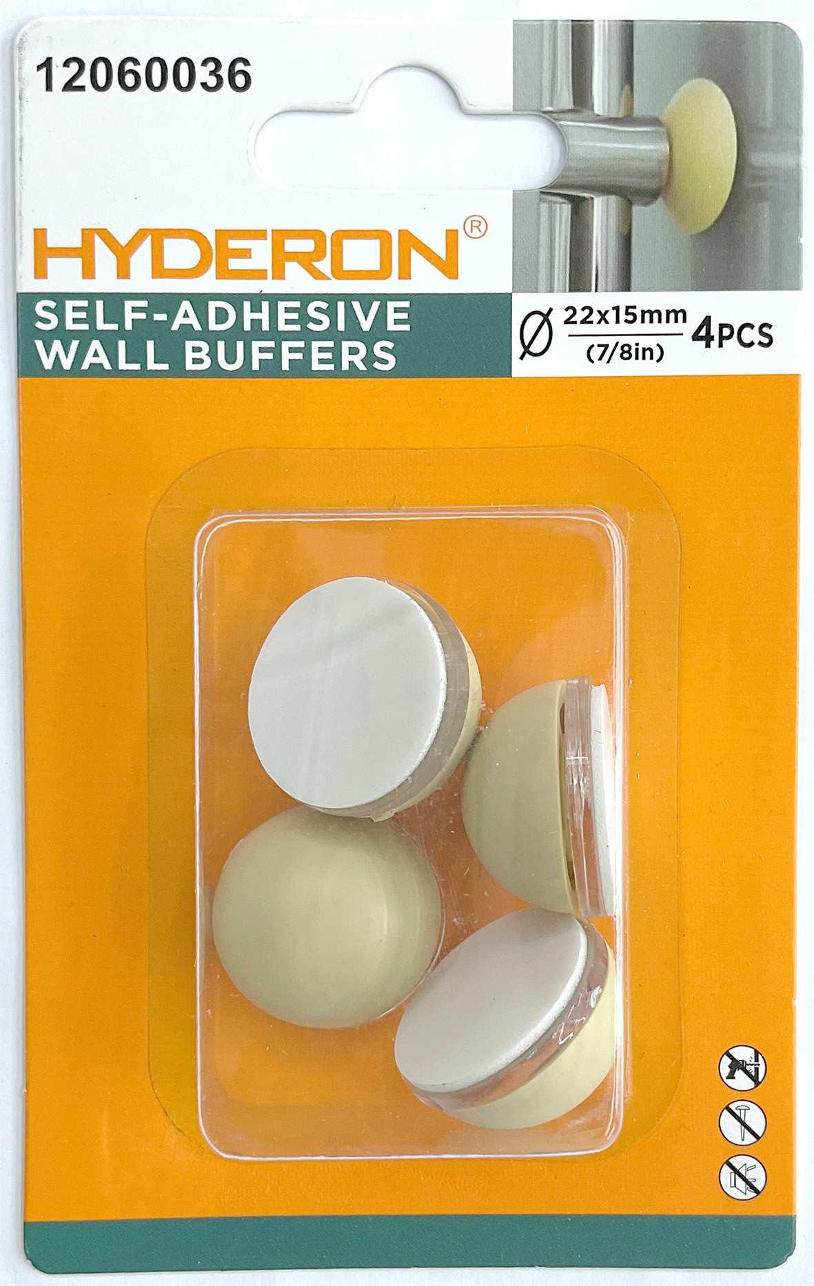 Topes para puertas, 22 × 15 mm, 4 piezas, modelo 12060036