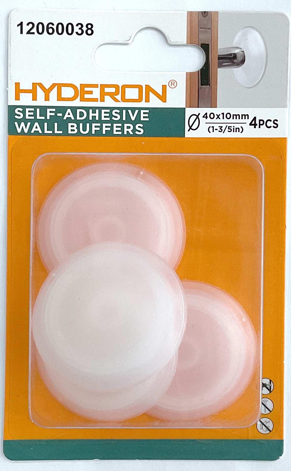Topes para puertas, 40 × 10 mm, 4 piezas, modelo 12060038