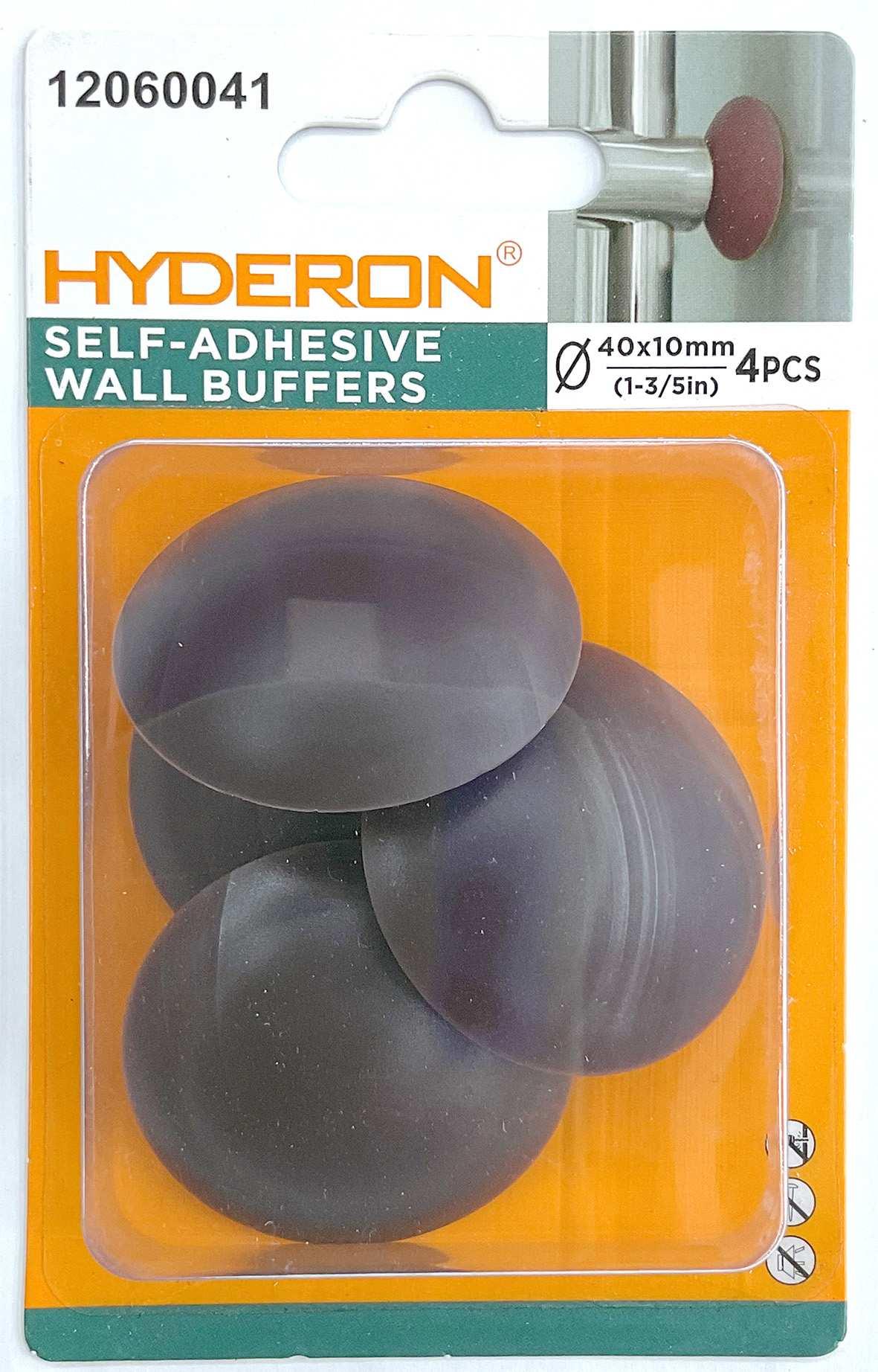 Topes para puertas, 40 × 10 mm, 4 piezas, modelo 12060041