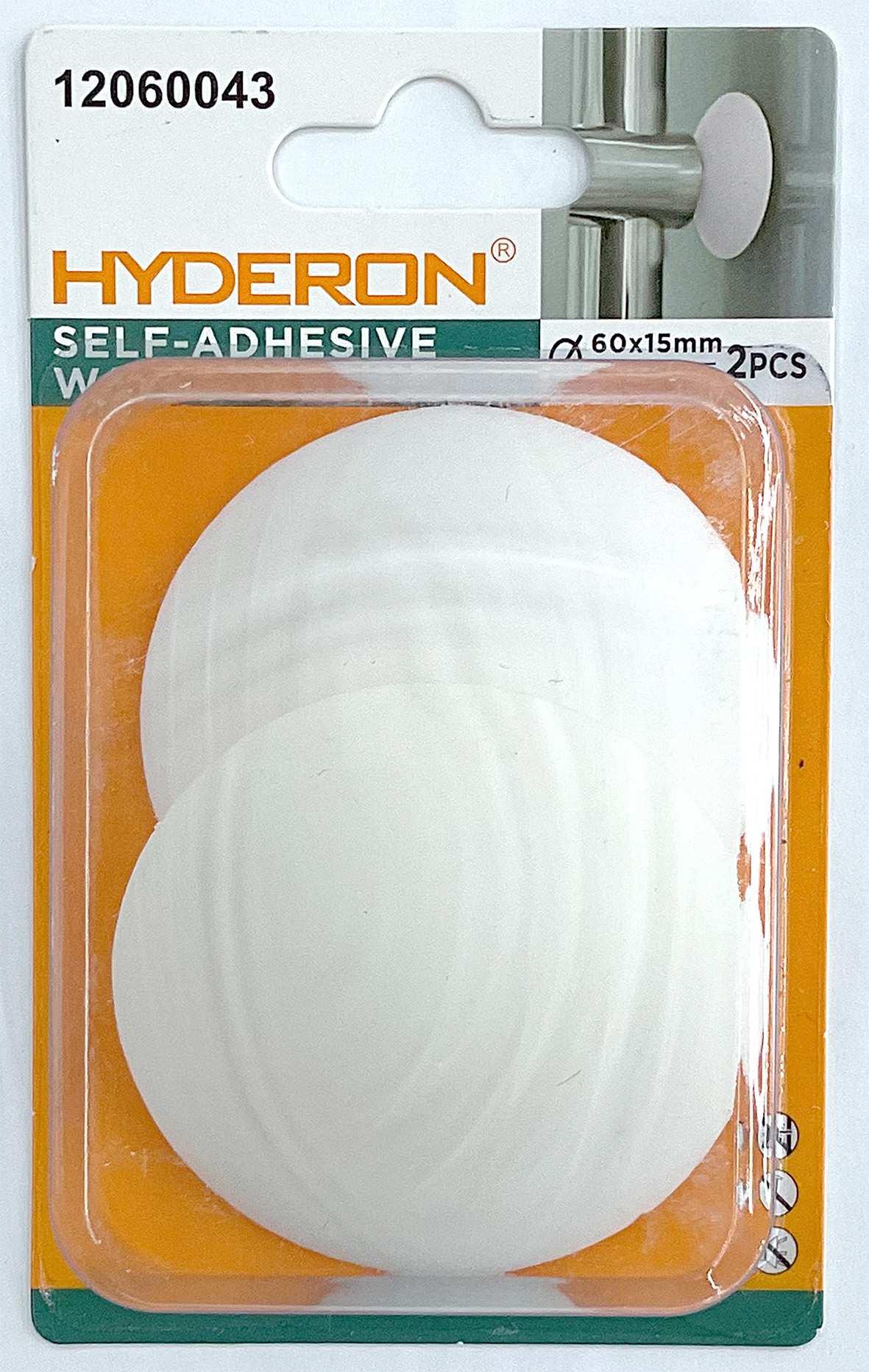 Topes para puertas, 60 × 15 mm, 2 piezas, modelo 12060043
