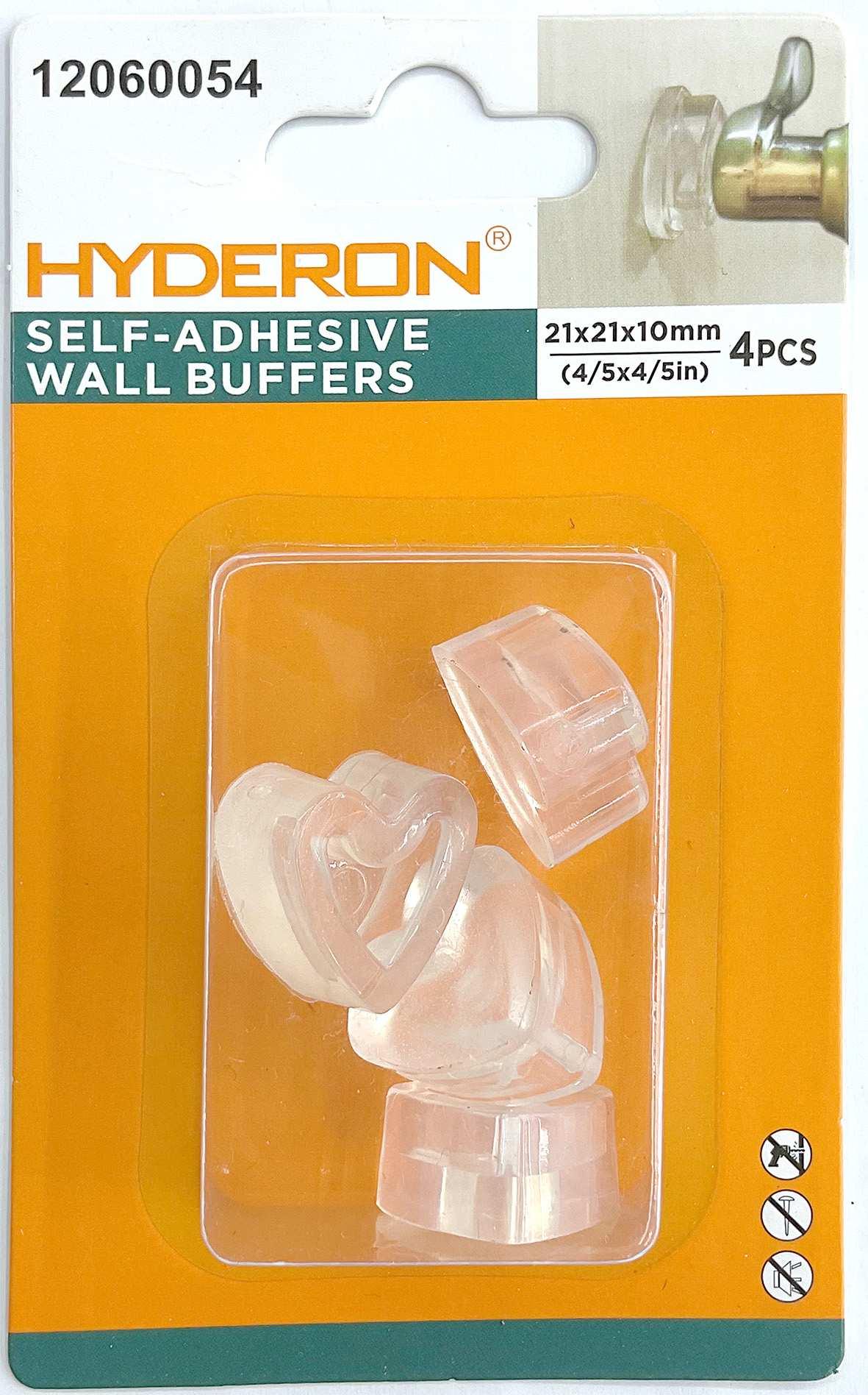 Topes para puertas, 21 × 21 × 10 mm, 4 piezas