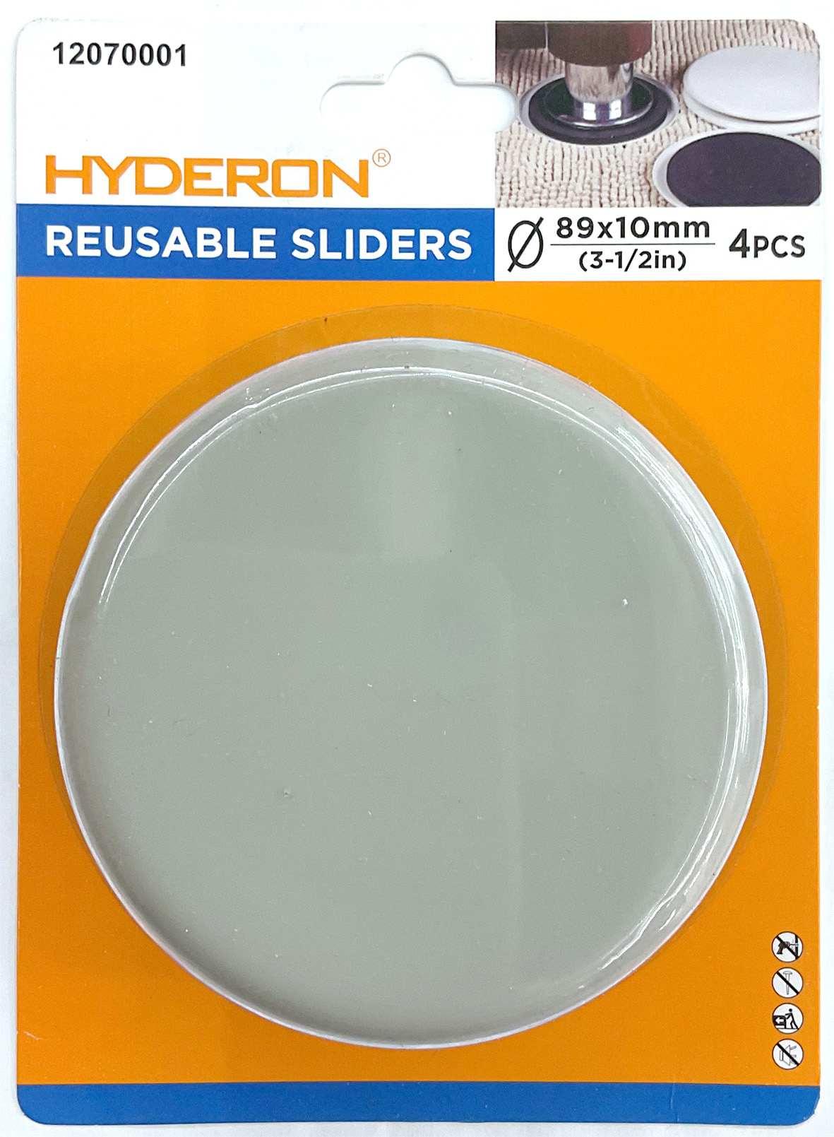 Deslizadores para muebles, 89 × 10 mm, 4 piezas
