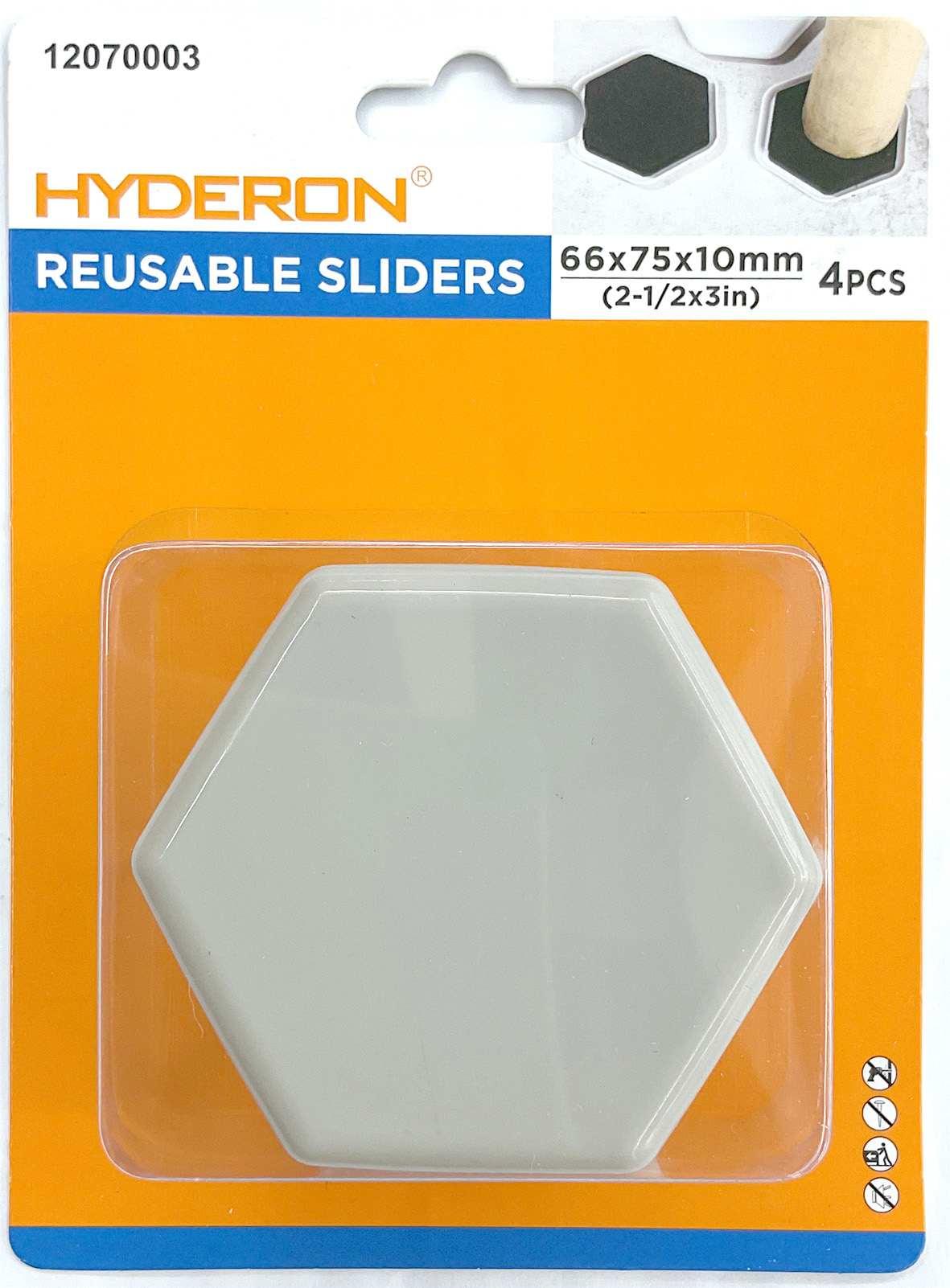 Deslizadores para muebles, 66 × 4, 4 piezas
