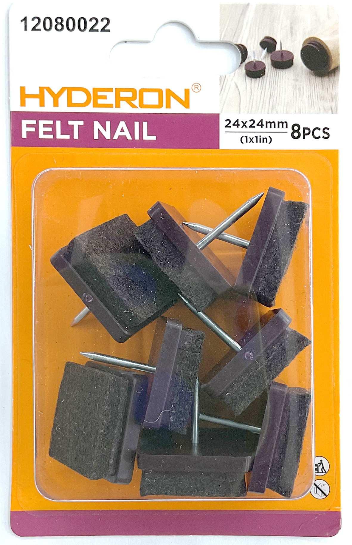 Plantilla antiperforación, 24 × 24 × 8,5 mm, 8 piezas, modelo 12080022