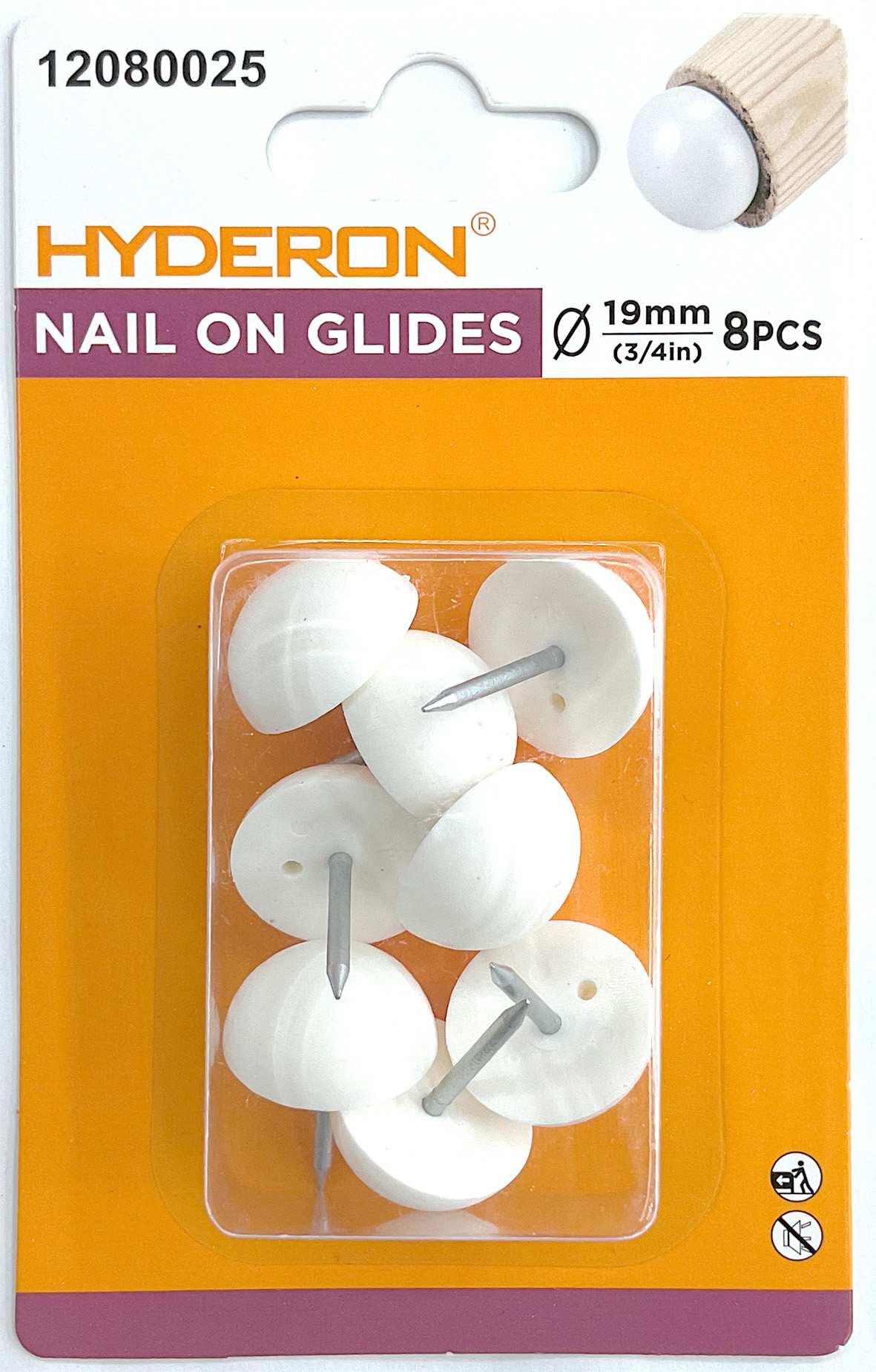 Plantilla antiperforación, 19 mm, 8 piezas, modelo 12080025
