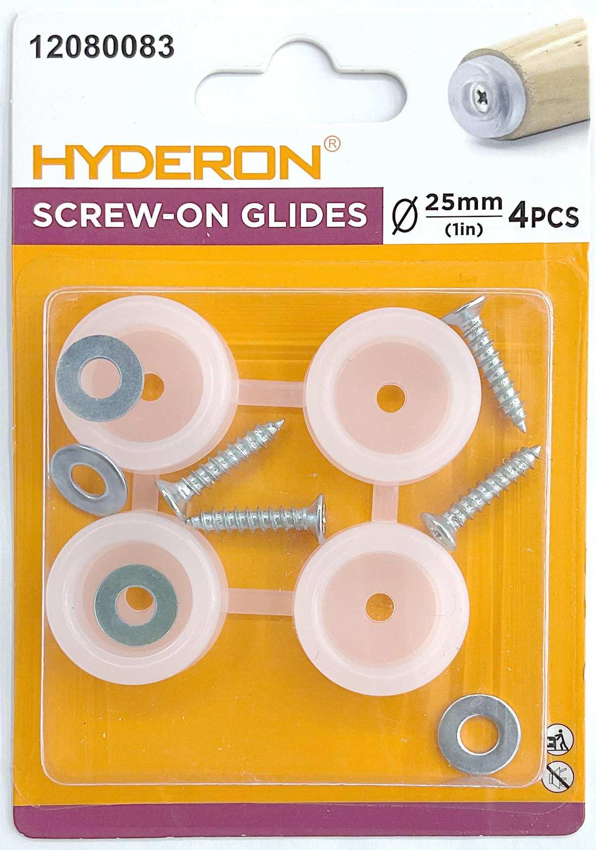 Topes para puertas, 25 × 8 mm, 4 piezas, color transparente