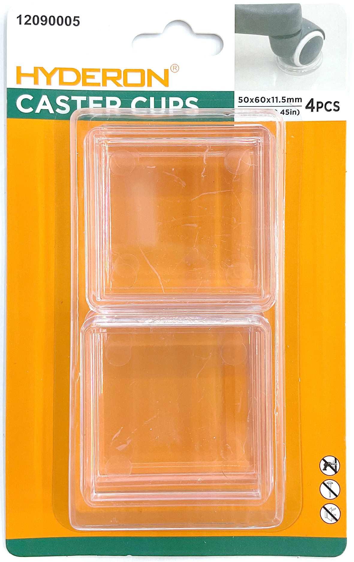 Aro protector para rueda de mueble, 50 × 60 × 11,5 mm, 4 piezas