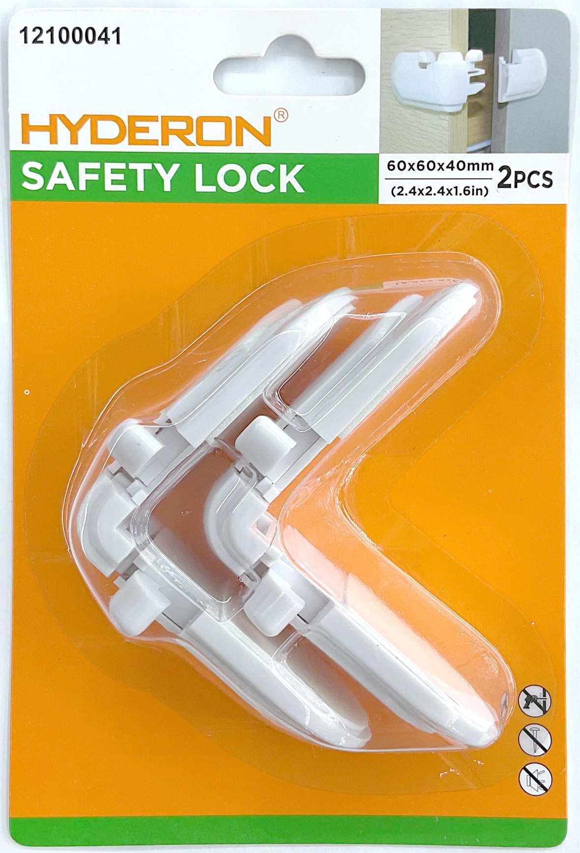 Cerradura de seguridad, 60 × 60 × 40 mm, 2 piezas
