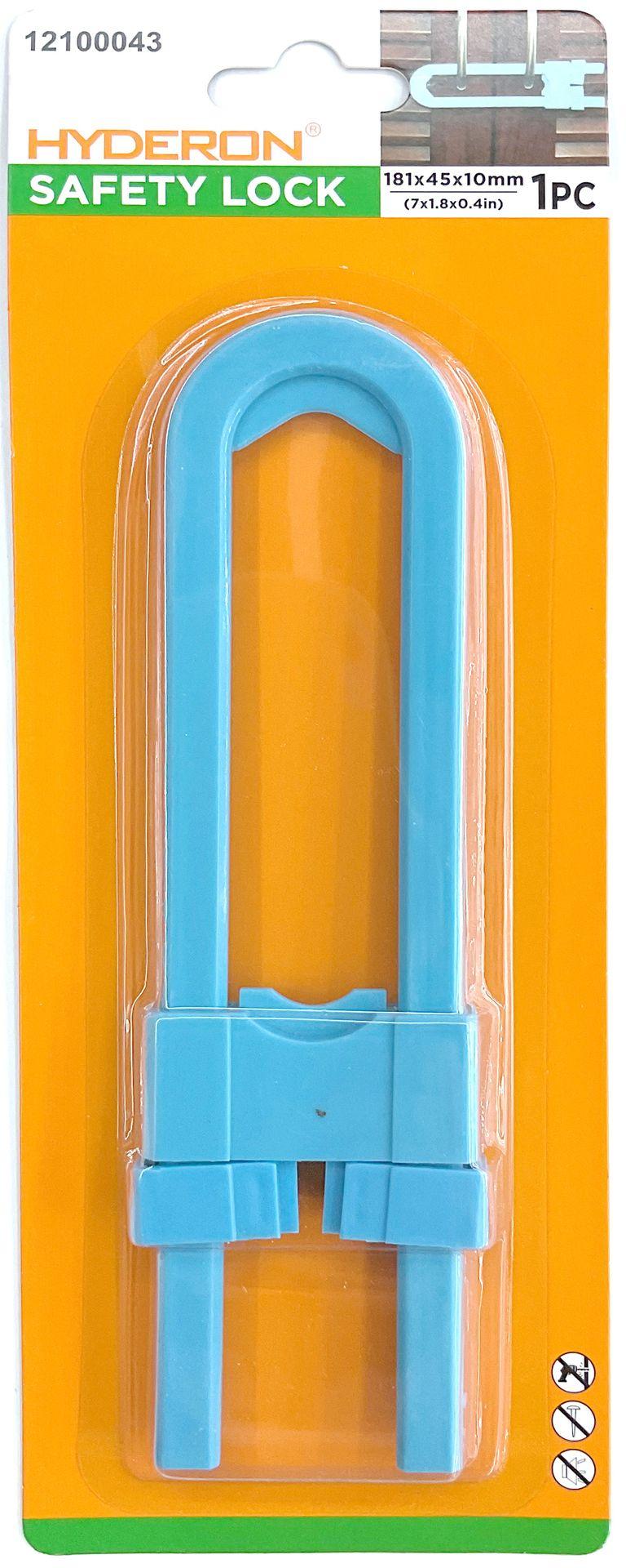 Cerradura para gabinete, 181 × 45 × 10 mm, 1 pieza, ref. 12100043