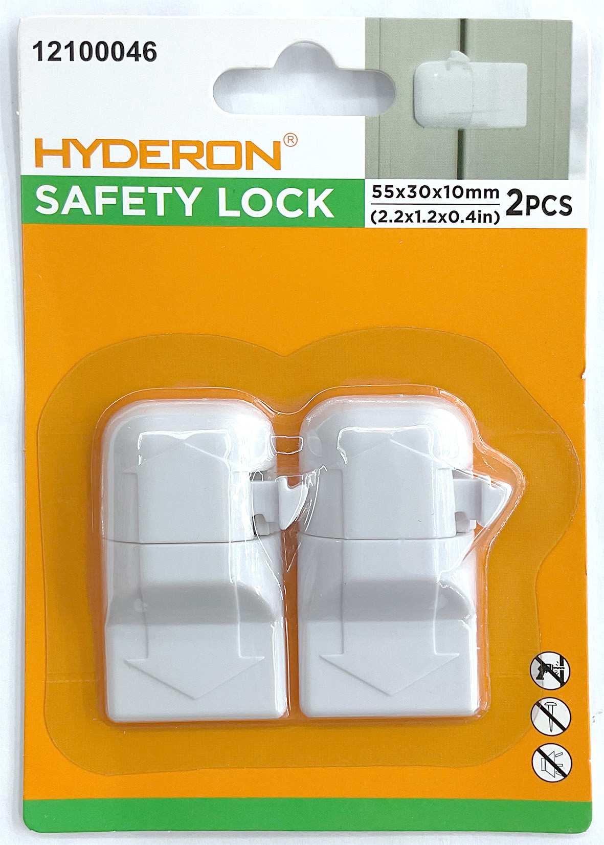 Cerradura de seguridad, 55 × 30 × 10 mm, 2 piezas
