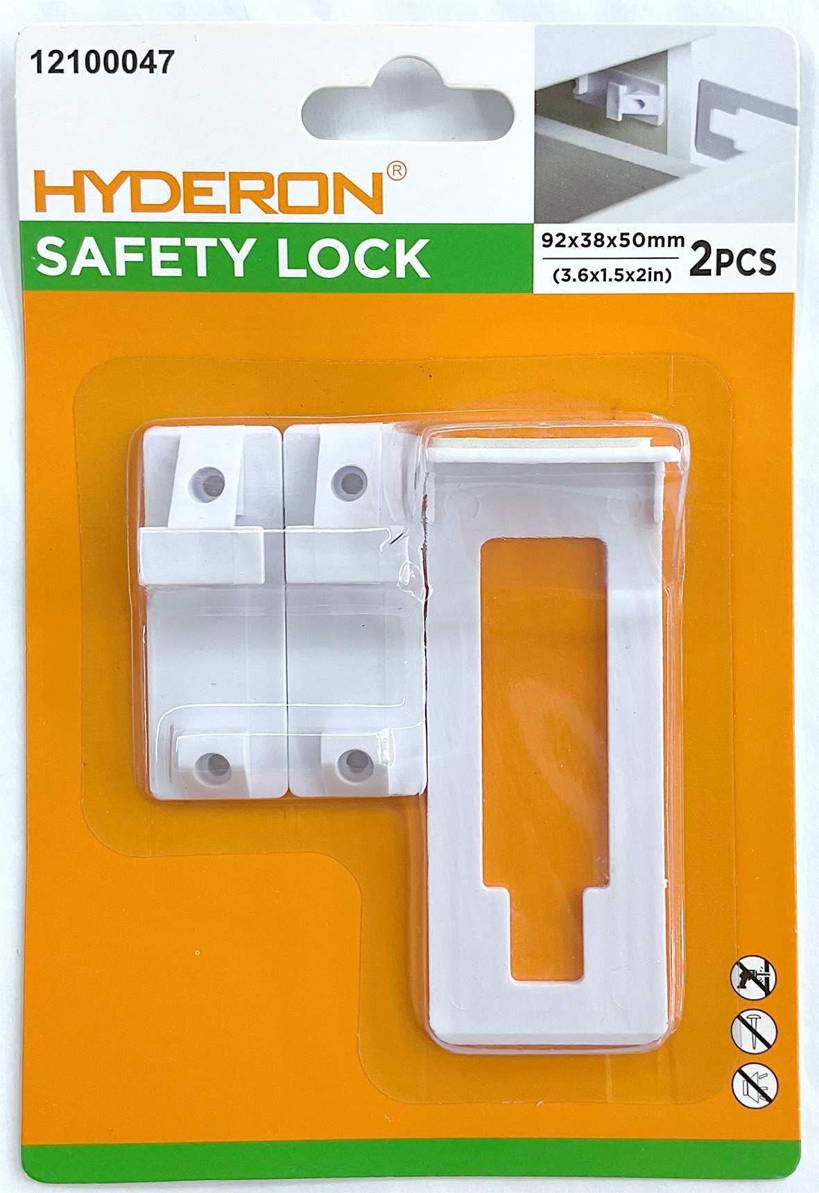Cerradura de seguridad para cajón, 88 × 34 × 23 mm, 2 piezas
