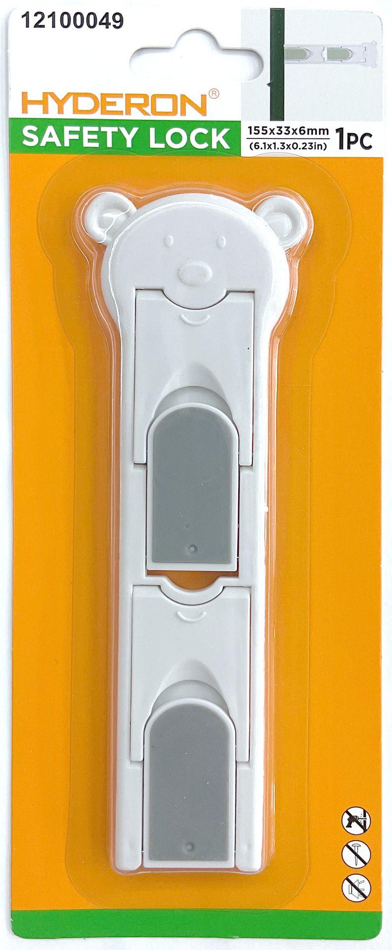 Cerradura, 155 × 33 × 6 mm, 1 pieza