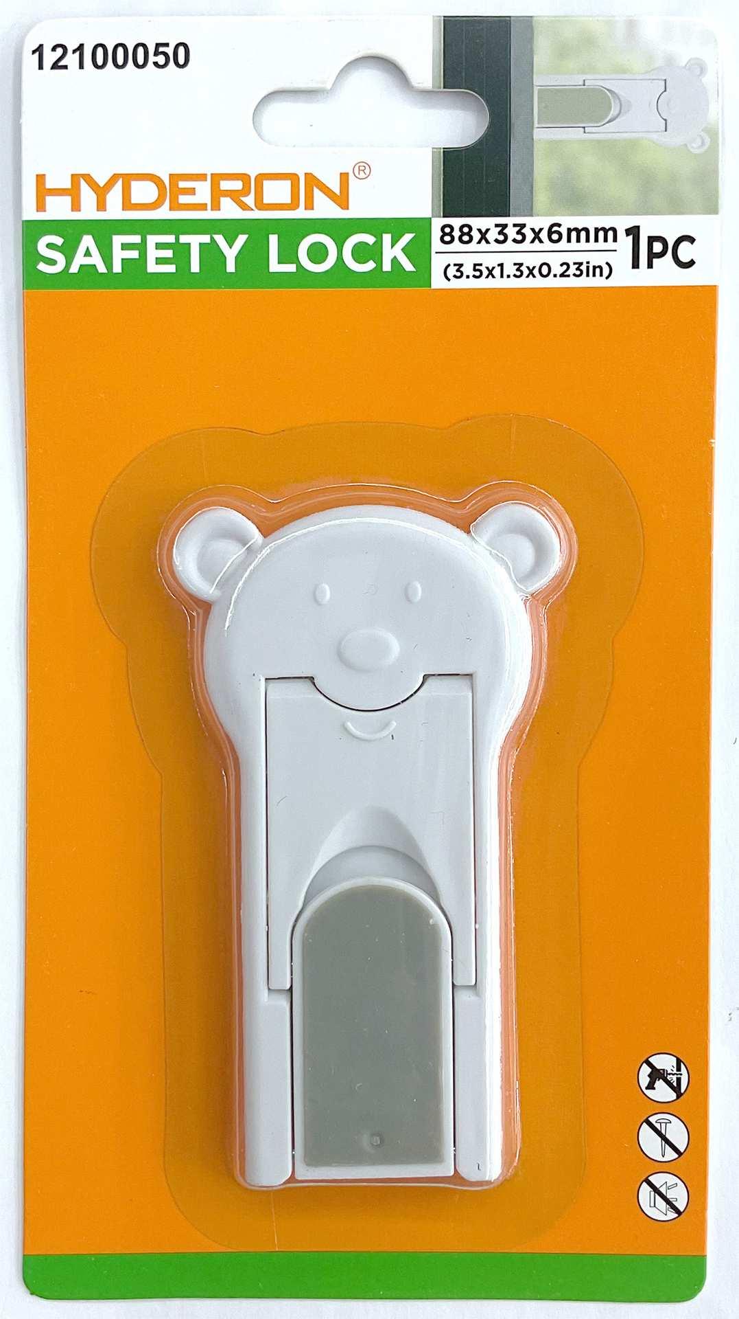 Cerradura para ventana, 88 × 33 × 6 mm, 1 pieza