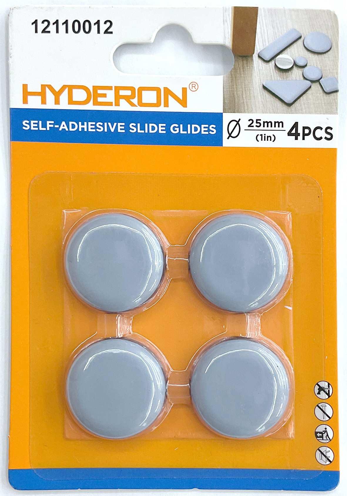 Deslizador adhesivo para muebles, 25 mm, 4 piezas