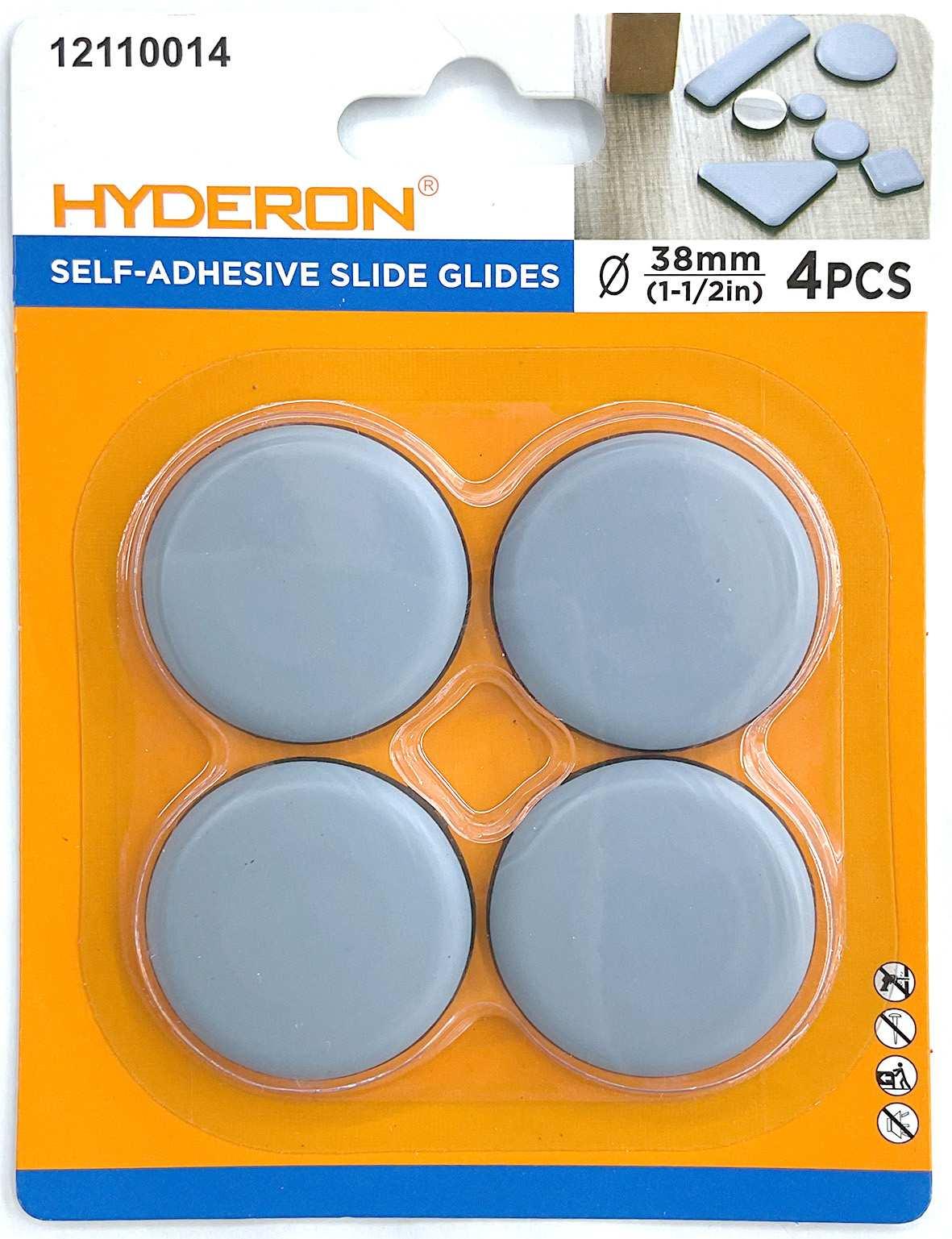Deslizador adhesivo para muebles, 38 mm, 4 piezas