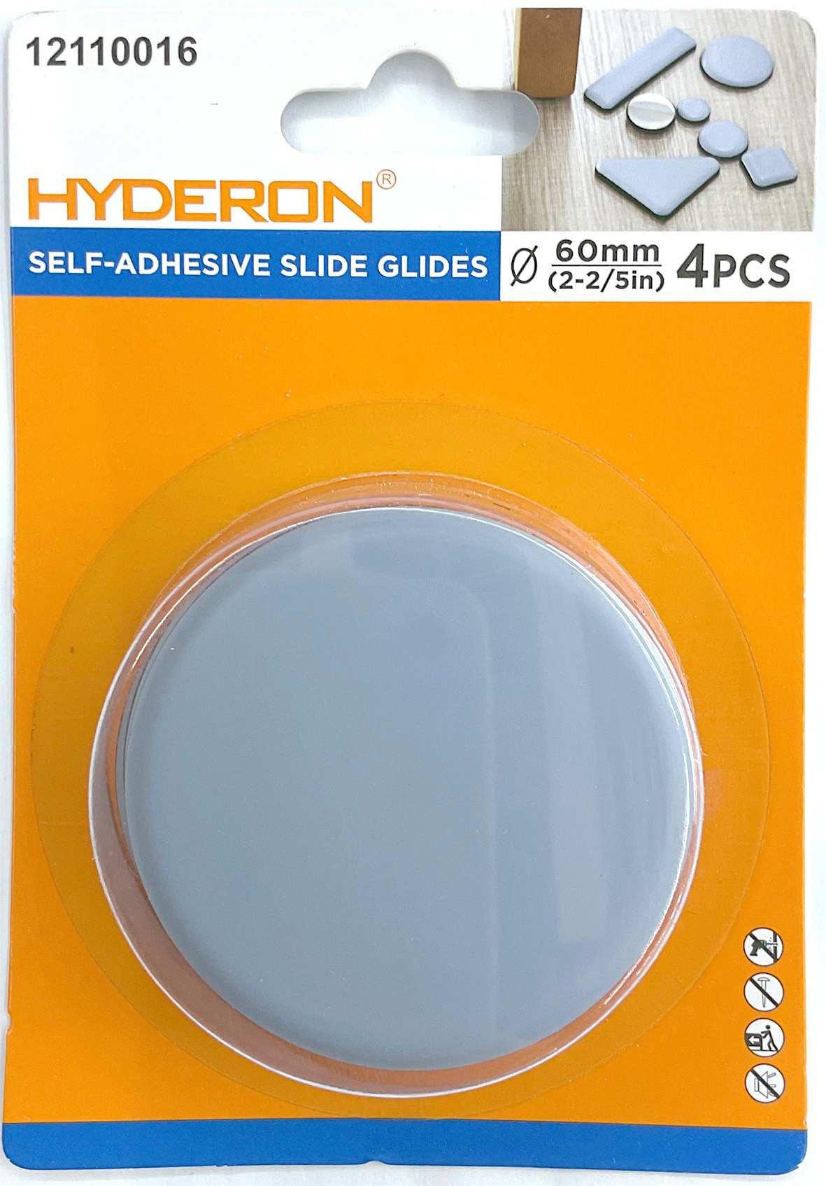 Deslizador adhesivo para muebles, 60 mm, 4 piezas