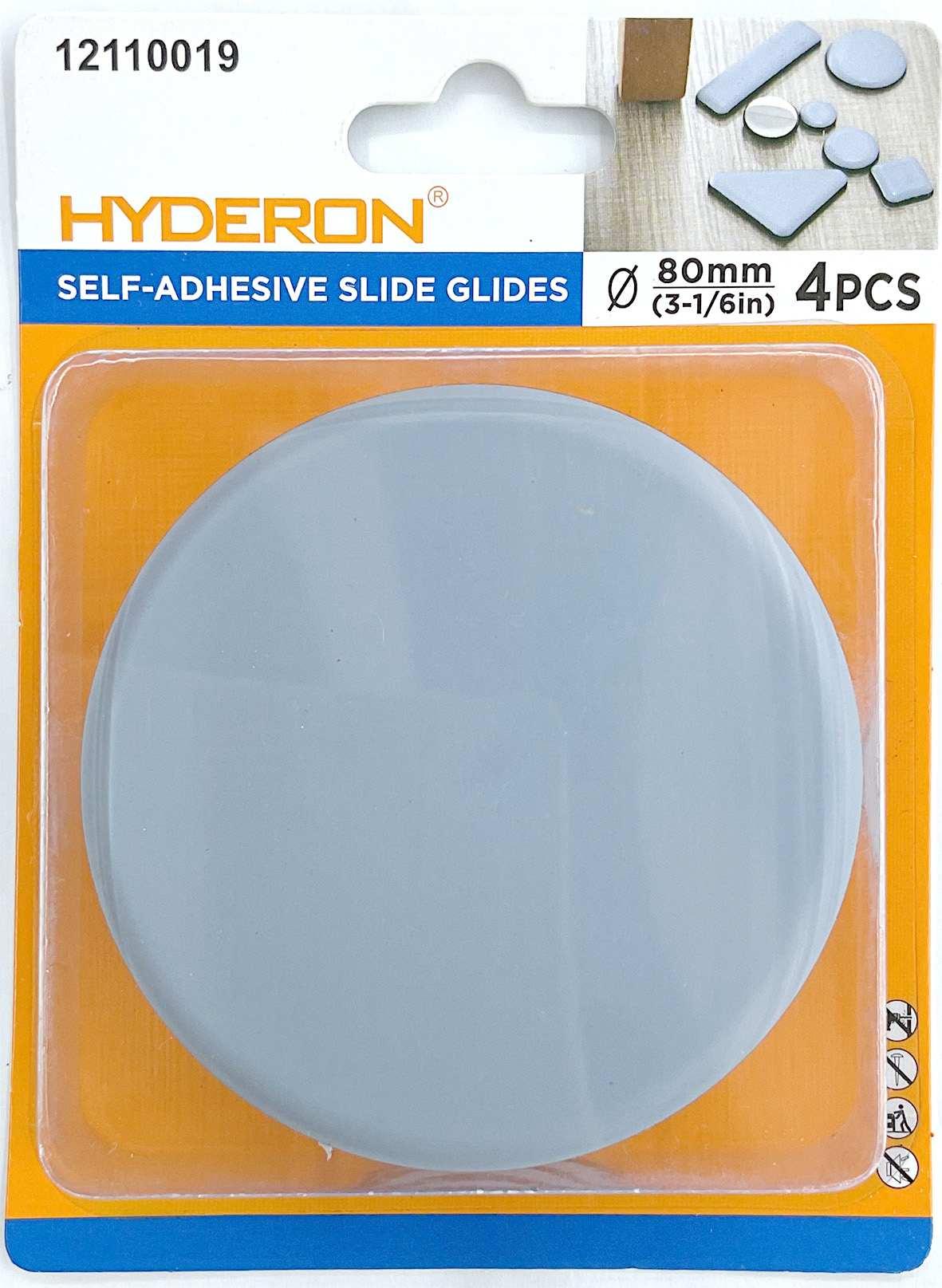 Deslizador adhesivo para muebles, 80 mm, 4 piezas