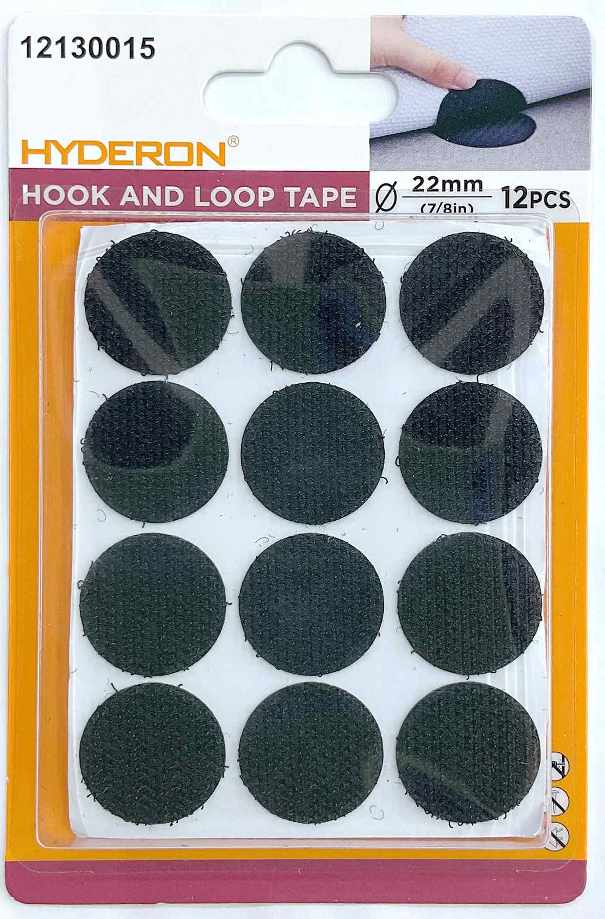 Velcro, 22 mm, 12 piezas, modelo 12130015