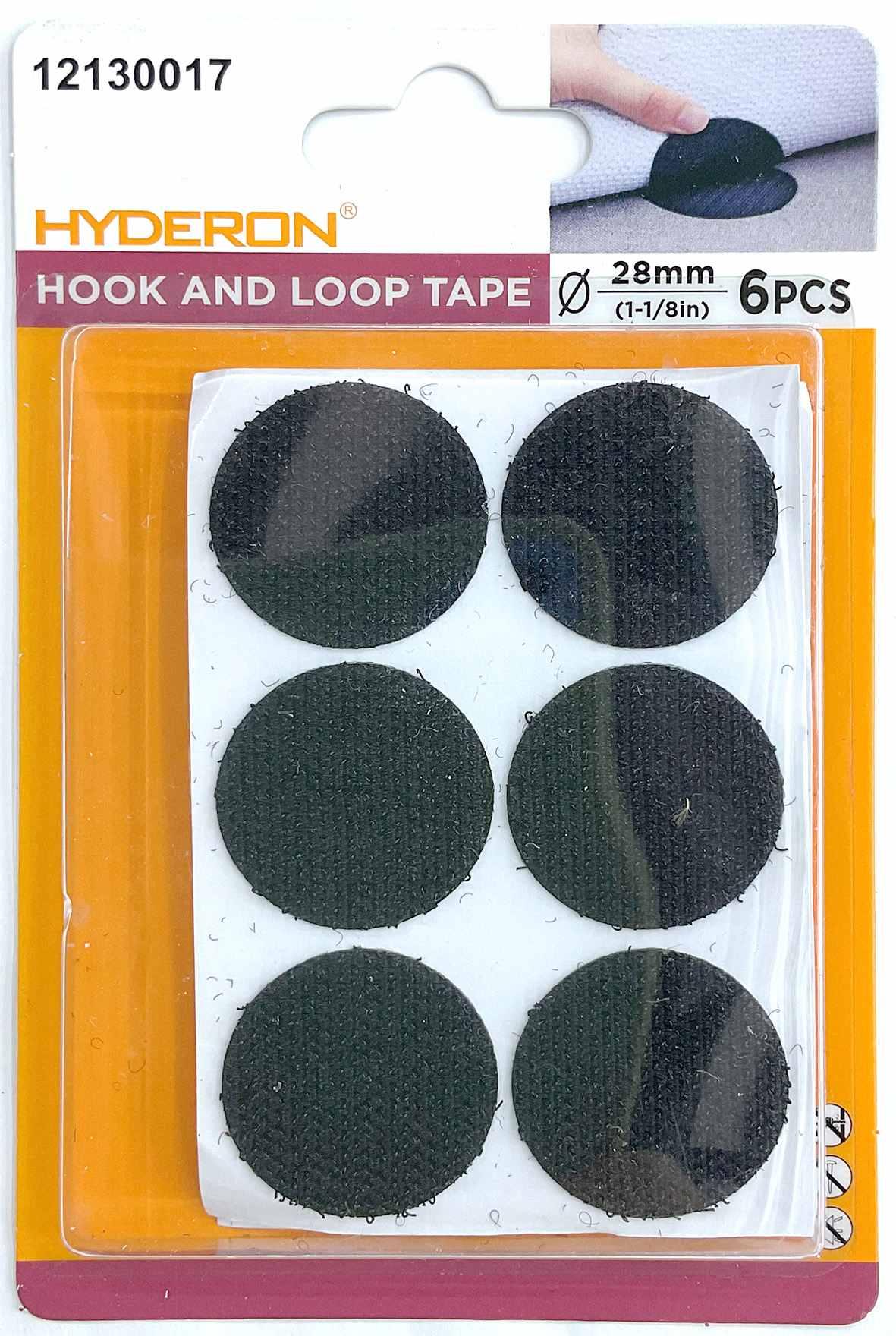 Velcro, 28 mm, 6 piezas, modelo 12130017