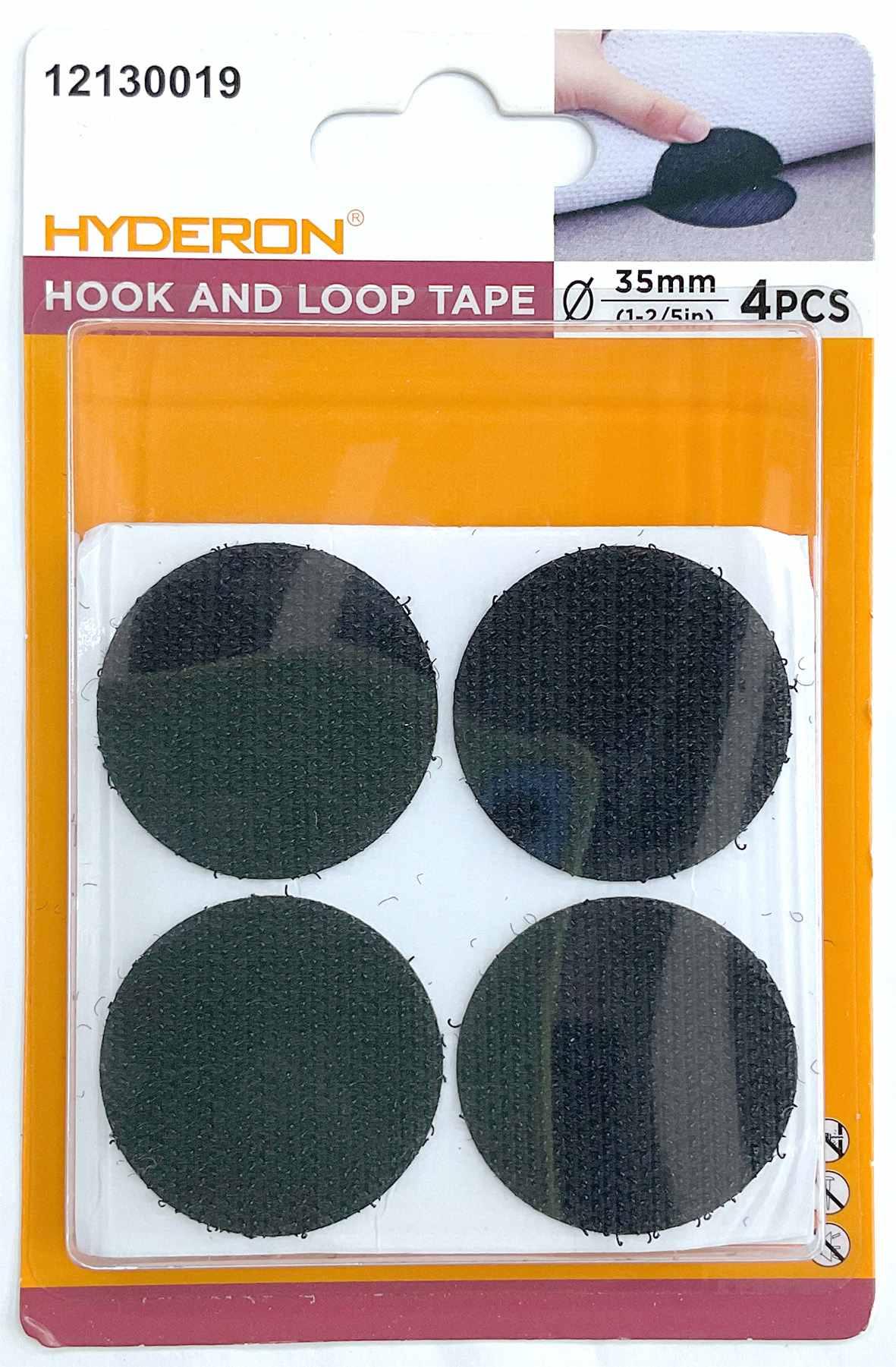 Velcro, 35 mm, 4 piezas, modelo 12130019