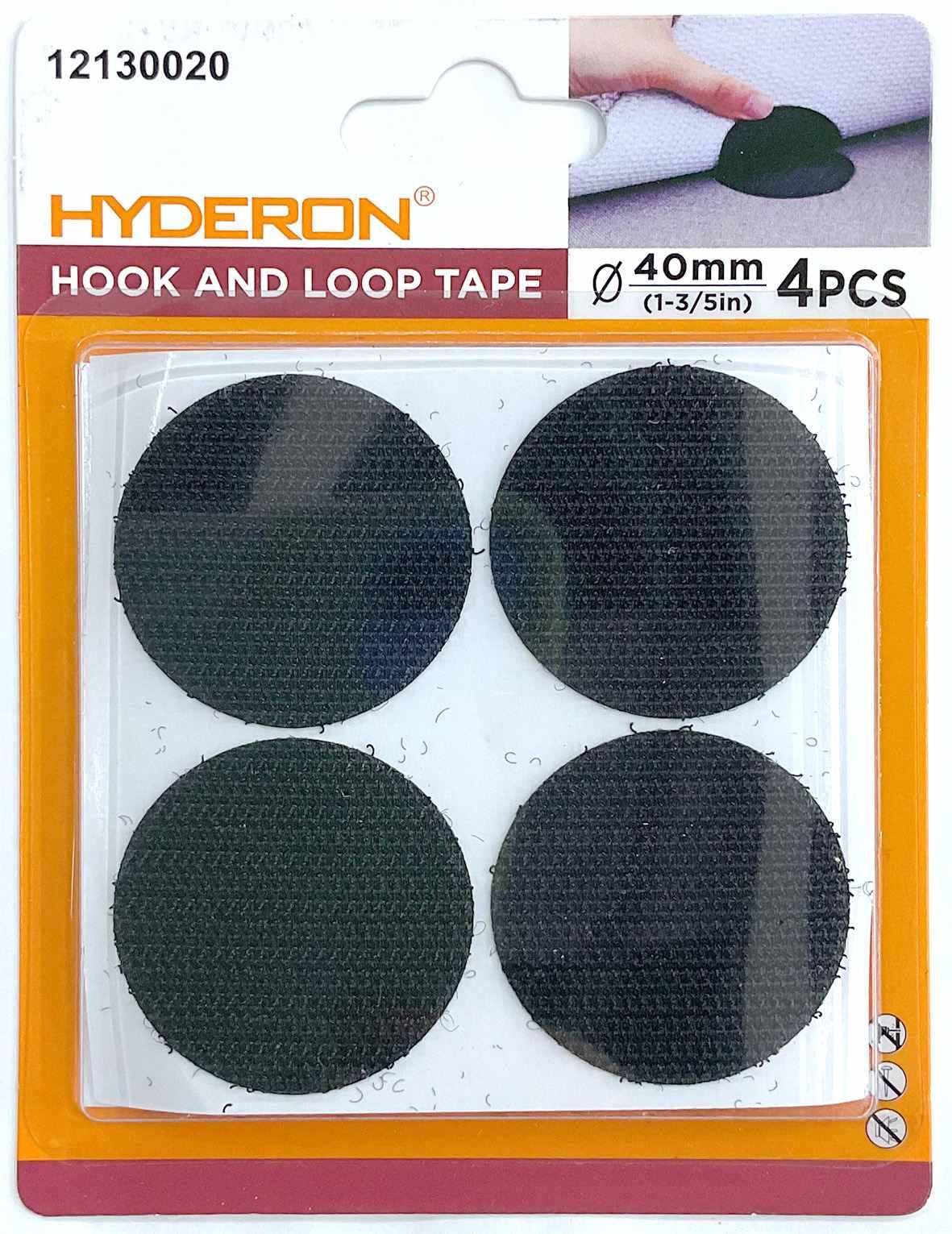Velcro, 40 mm, 4 piezas, modelo 12130020