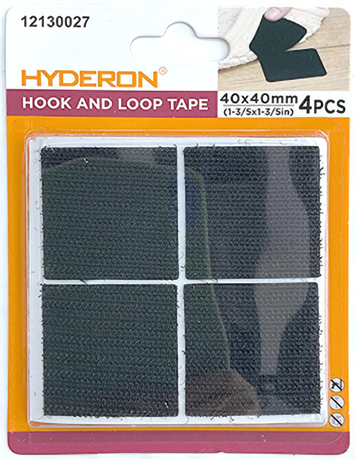 Velcro, 40 × 40 mm, 4 piezas, modelo 12130027