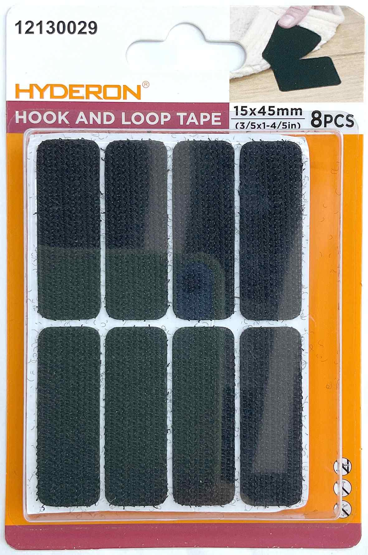 Velcro, 15 × 45 mm, 8 piezas, modelo 12130029
