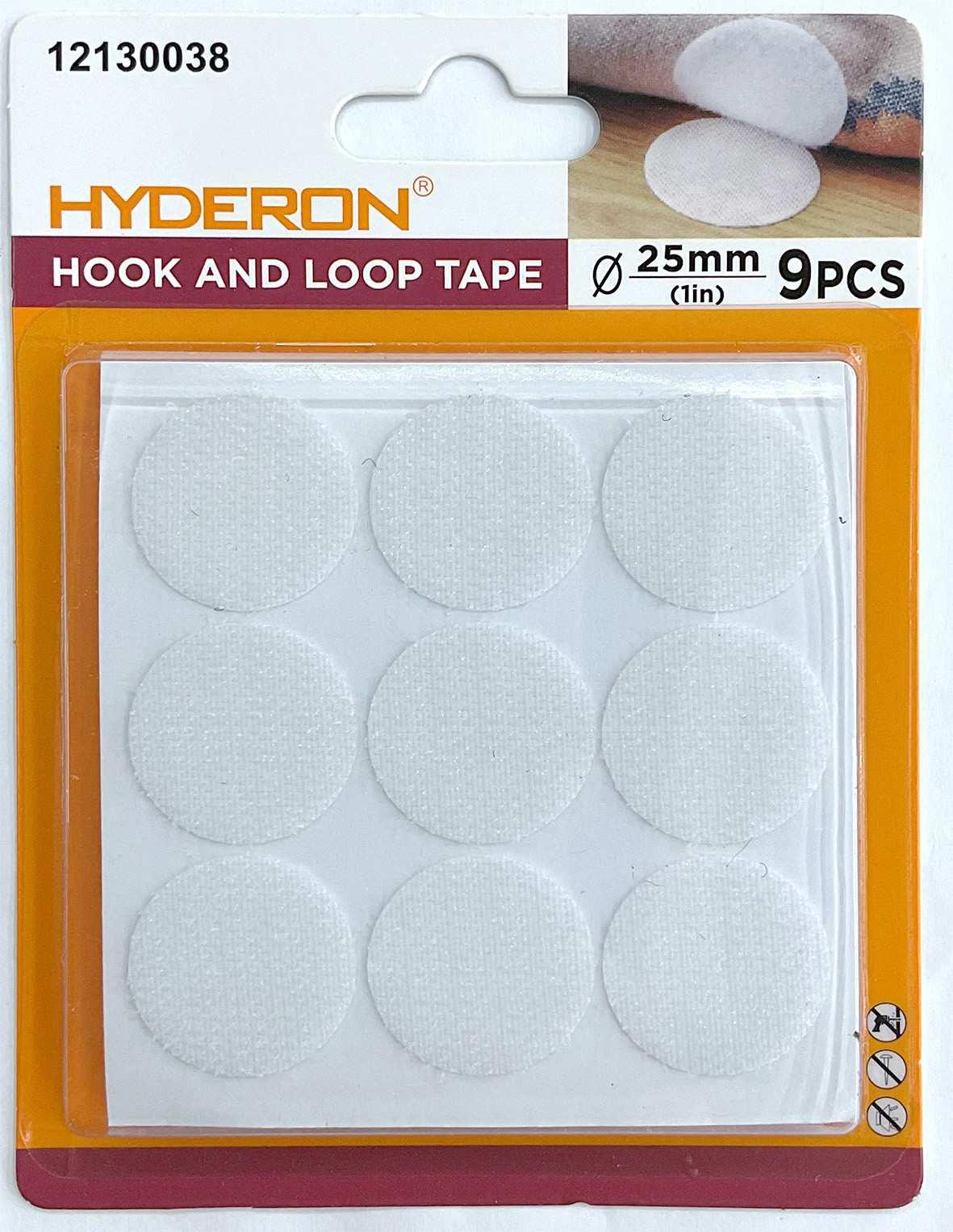 Velcro, 25 mm, 9 piezas, modelo 12130038