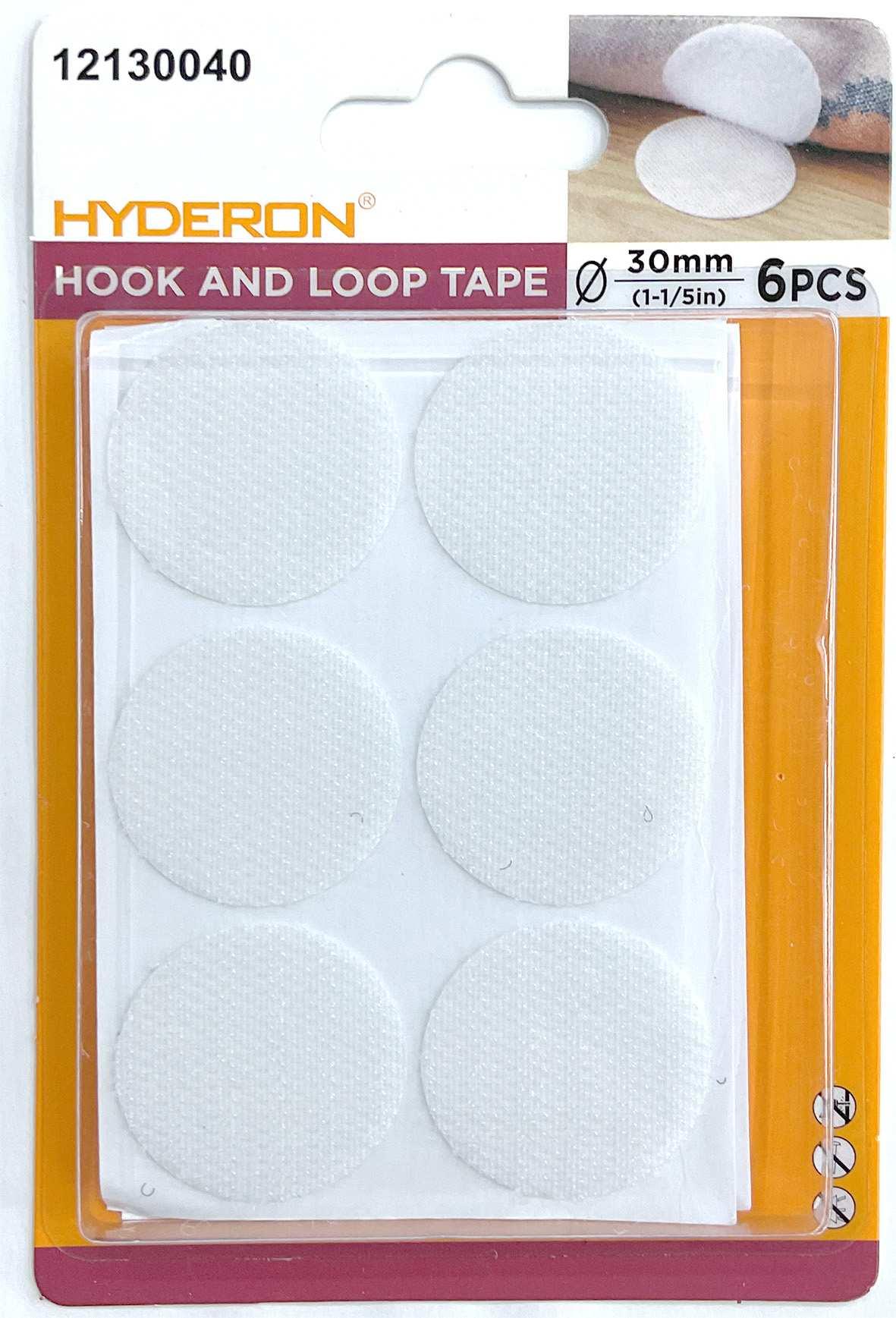 Velcro, 30 mm, 6 piezas, modelo 12130040