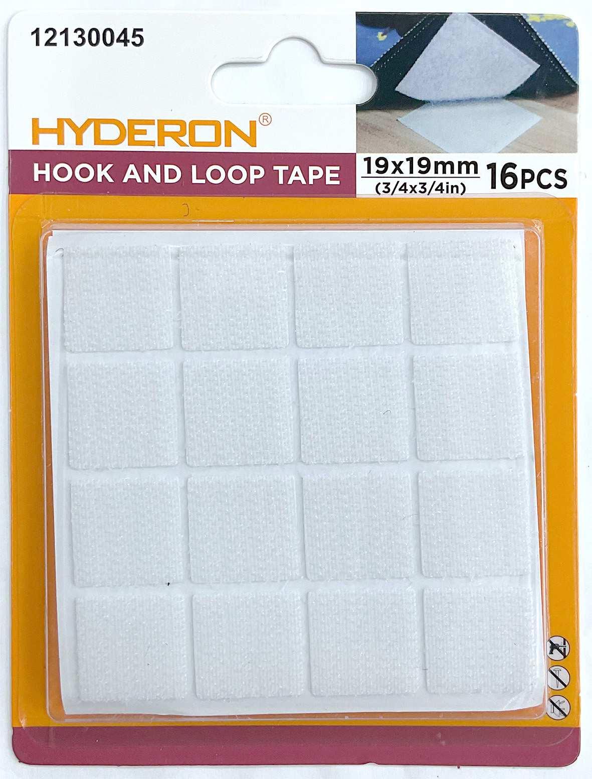 Velcro, 19 × 19 mm, 16 piezas, modelo 12130045