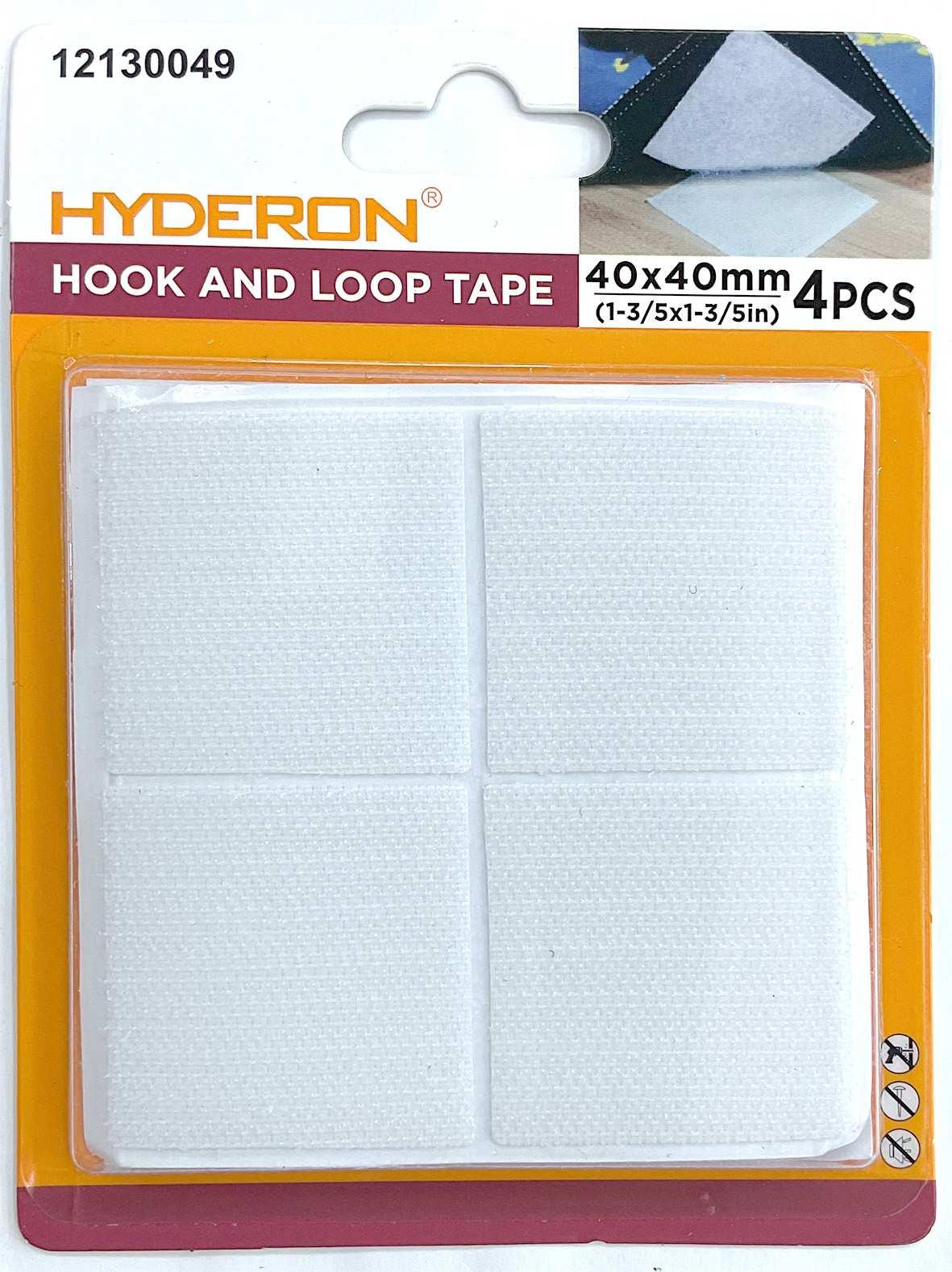 Velcro, 40 × 40 mm, 4 piezas, modelo 12130049