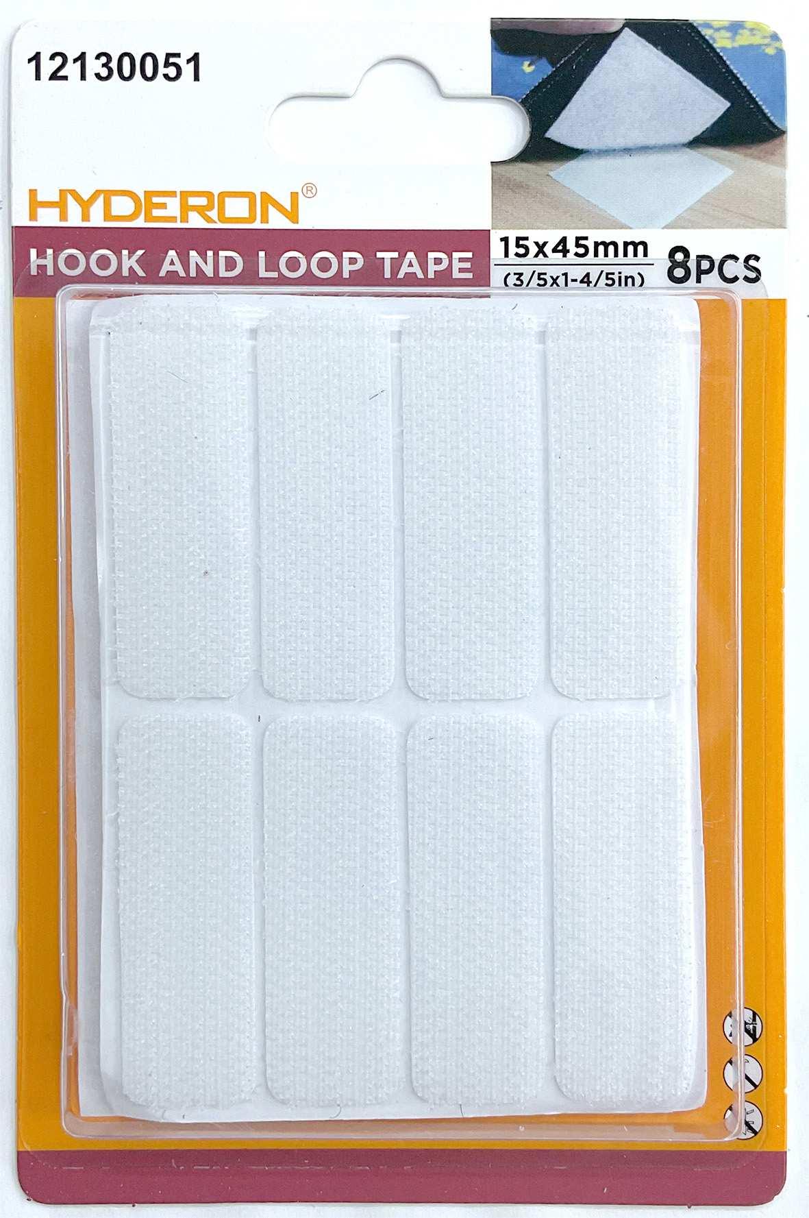 Velcro, 15 × 45 mm, 8 piezas, modelo 12130051