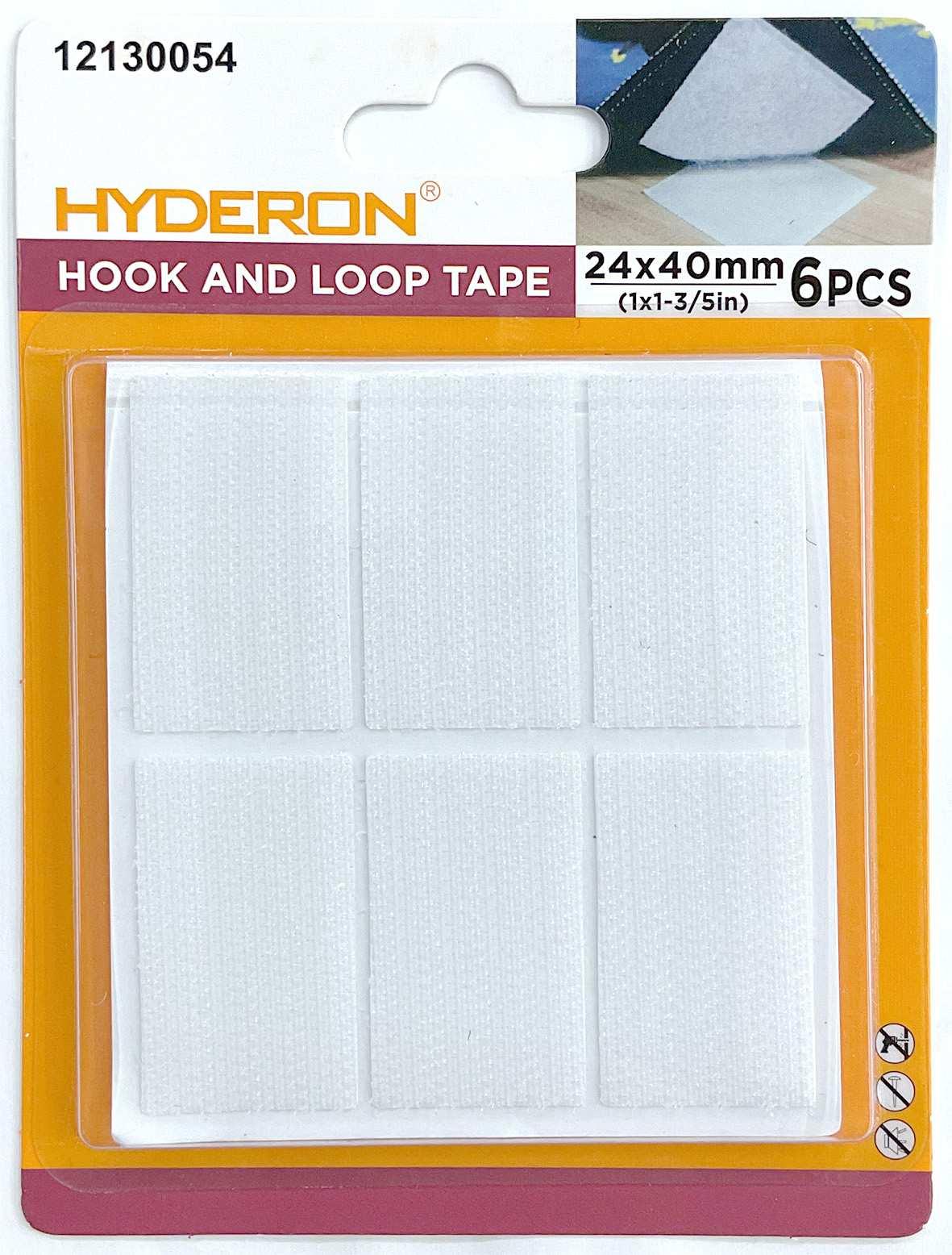 Velcro, 24 × 40 mm, 6 piezas, modelo 12130054
