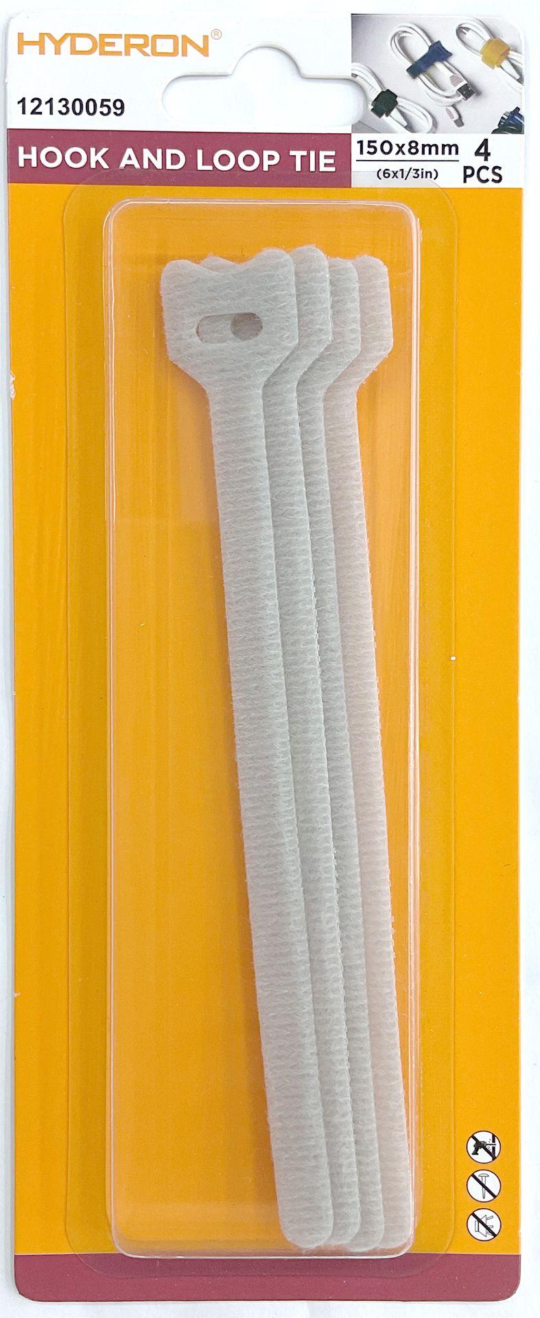 Velcro, 150 × 8 mm, 4 piezas, modelo 12130059