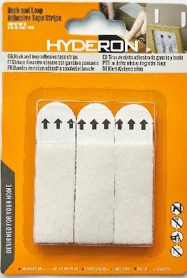 Velcro, 19 × 70 mm, 3 piezas