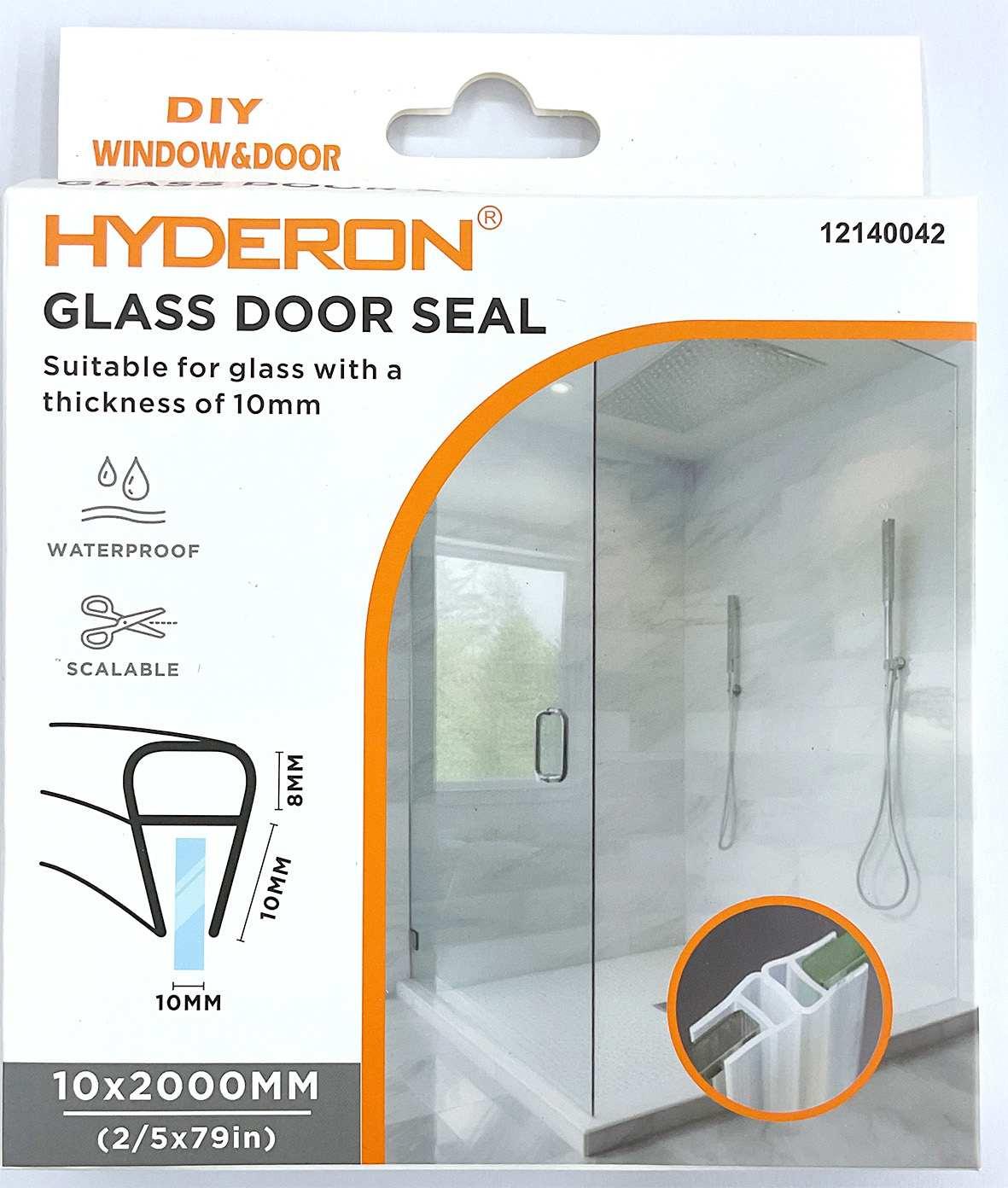 Burlete transparente para baño, 10 mm, 2 m, ref. 12140042