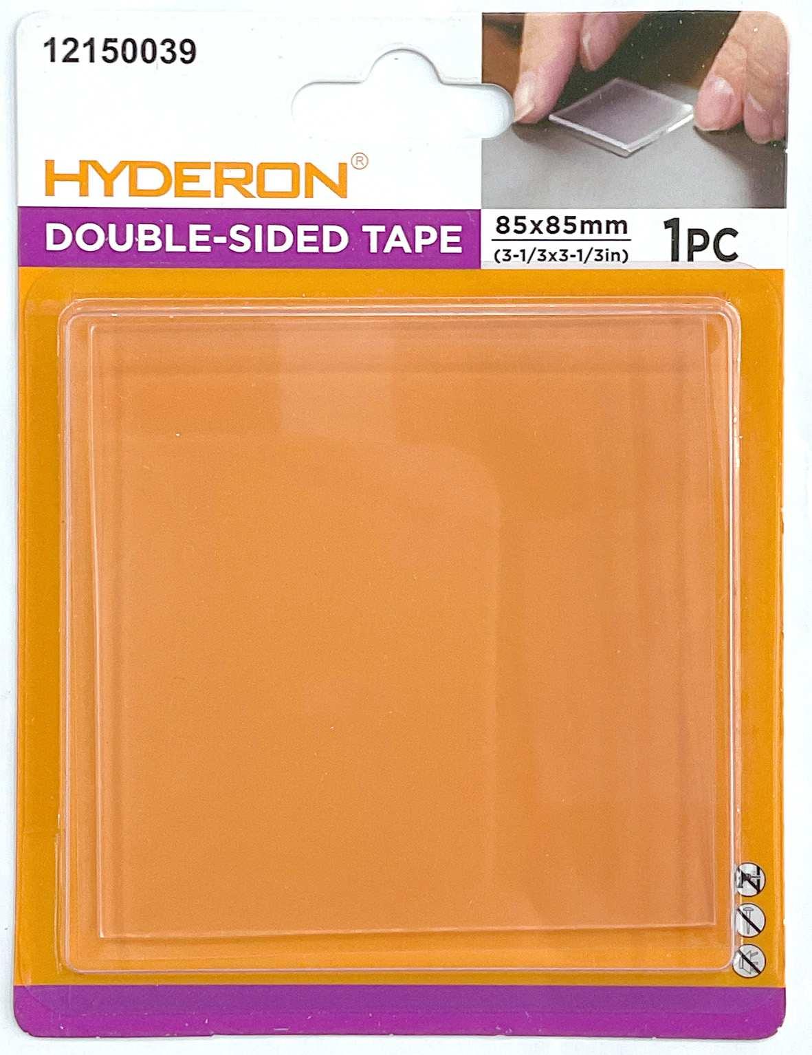 Adhesivo de doble cara sin marcas, 85 × 85 mm, 1 pieza