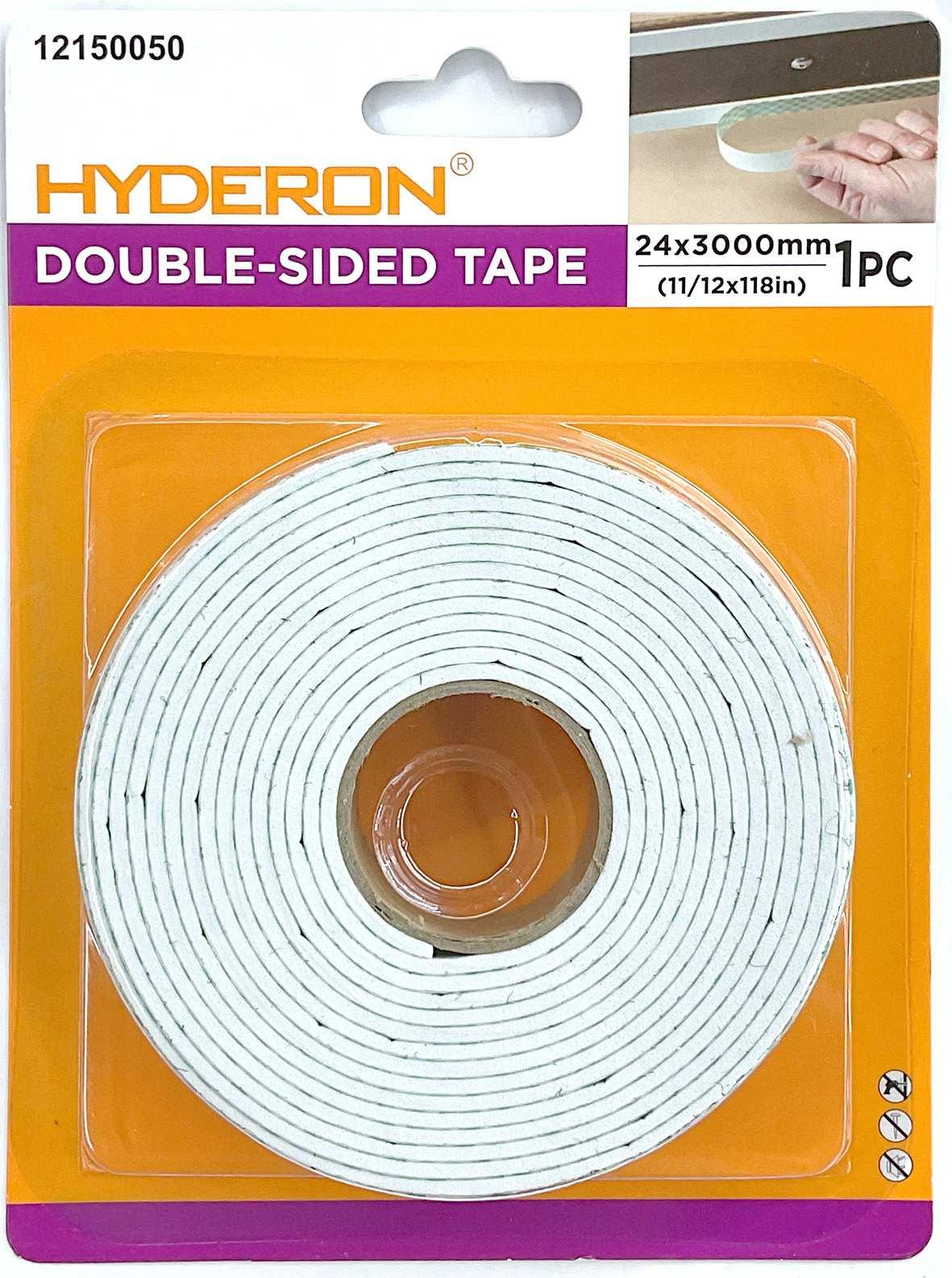 Cinta adhesiva de doble cara con diseño, 2,4 cm, 30 mm, 3 m, 1 pieza
